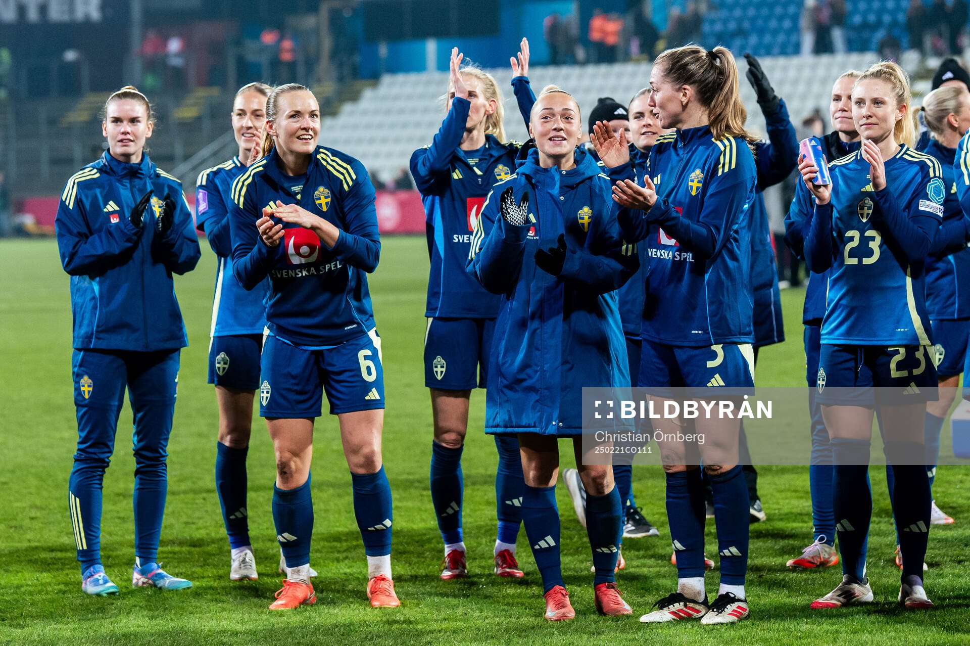 Magdalena Eriksson, Hanna Bennison, Linda Sembrant and