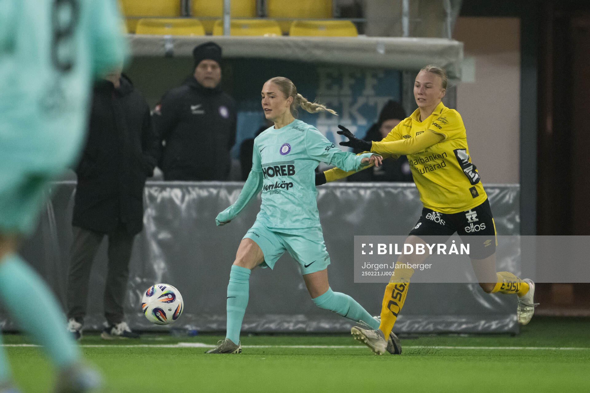 Jitexs Lizette Kennethsson och Elfsborgs Linn Sångberg