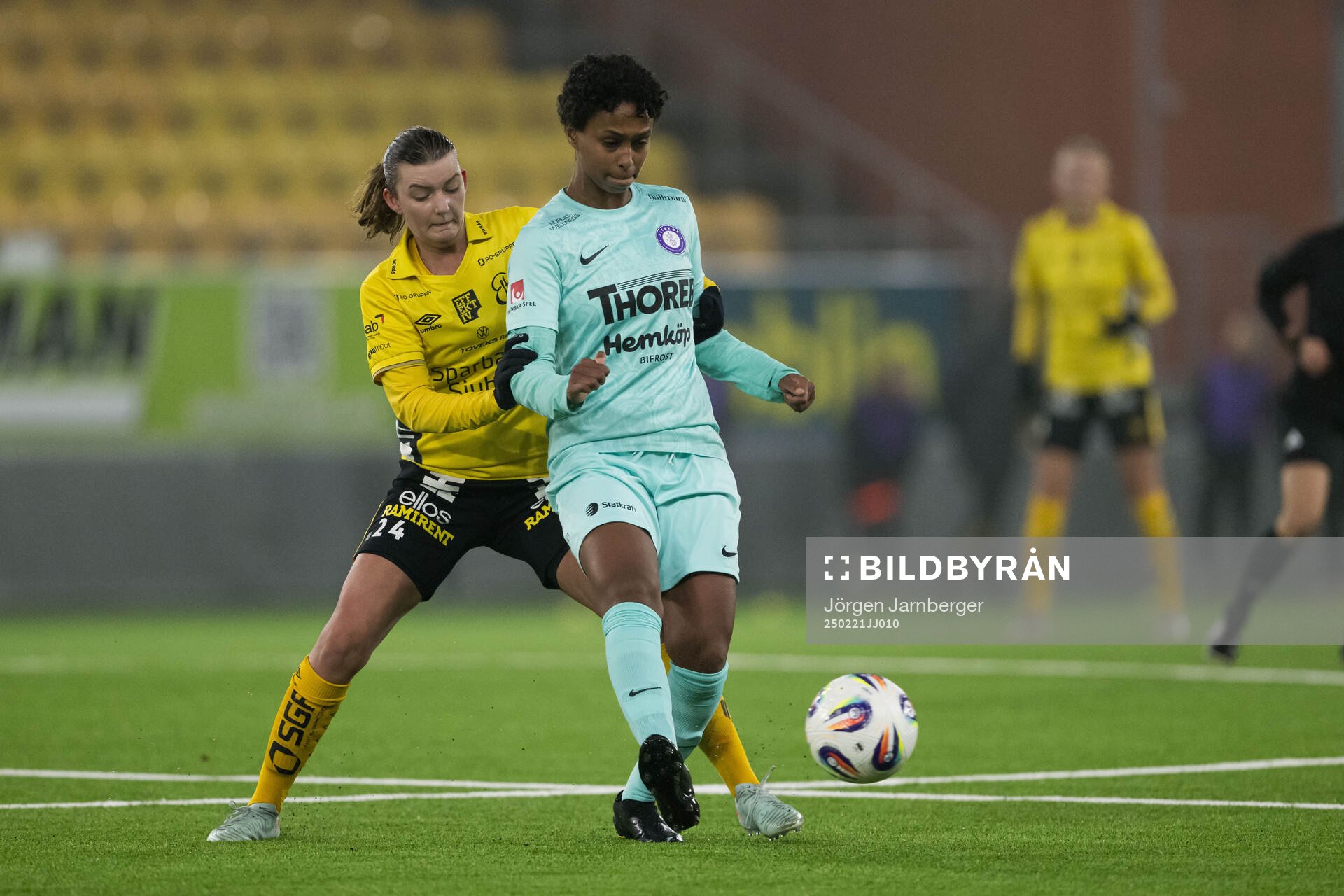 Elfsborgs Ida Backlund och Jitexs Hanna Lofthammar