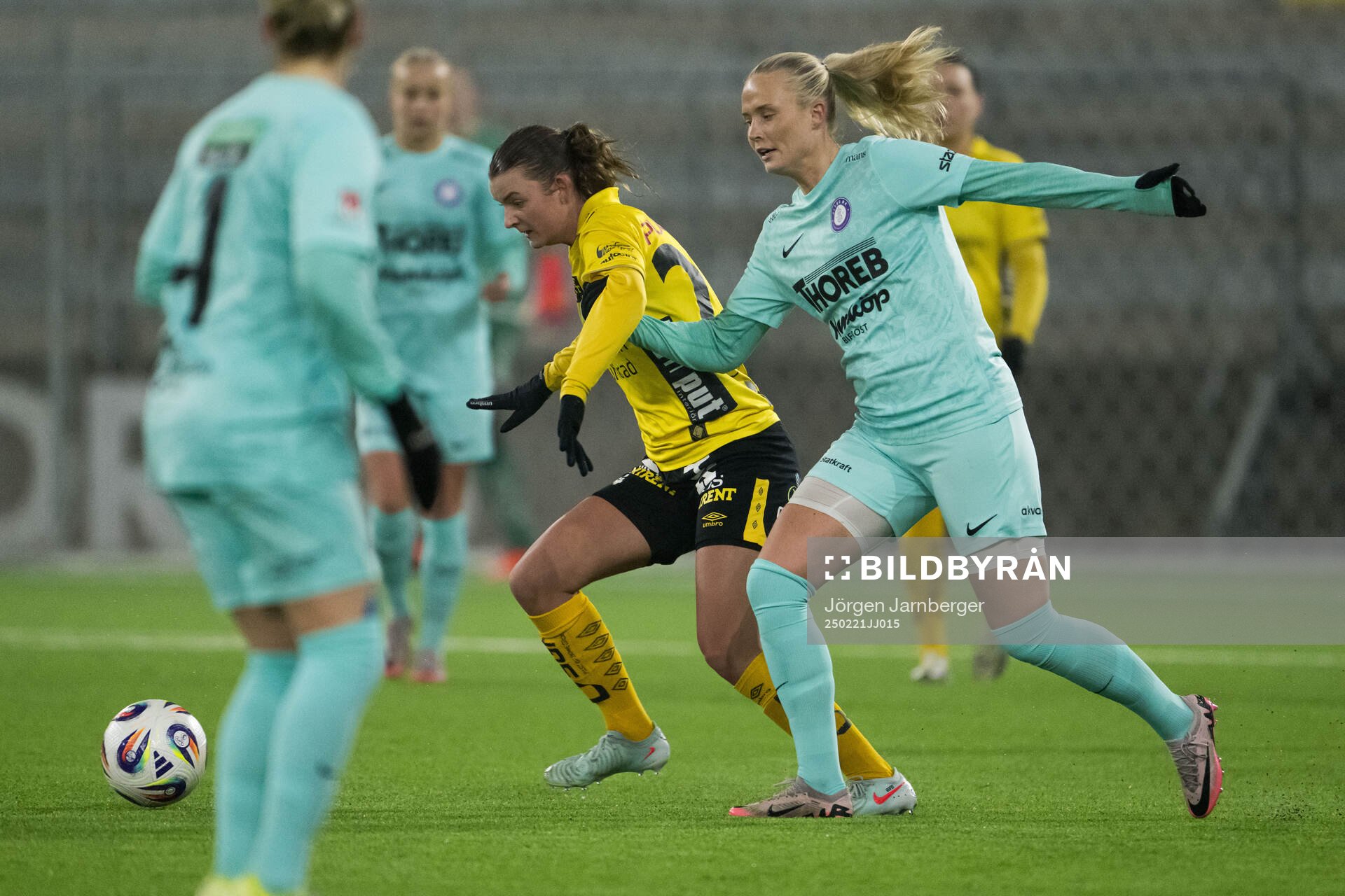 Elfsborgs Ida Backlund och Jitexs Elin Lindbäck