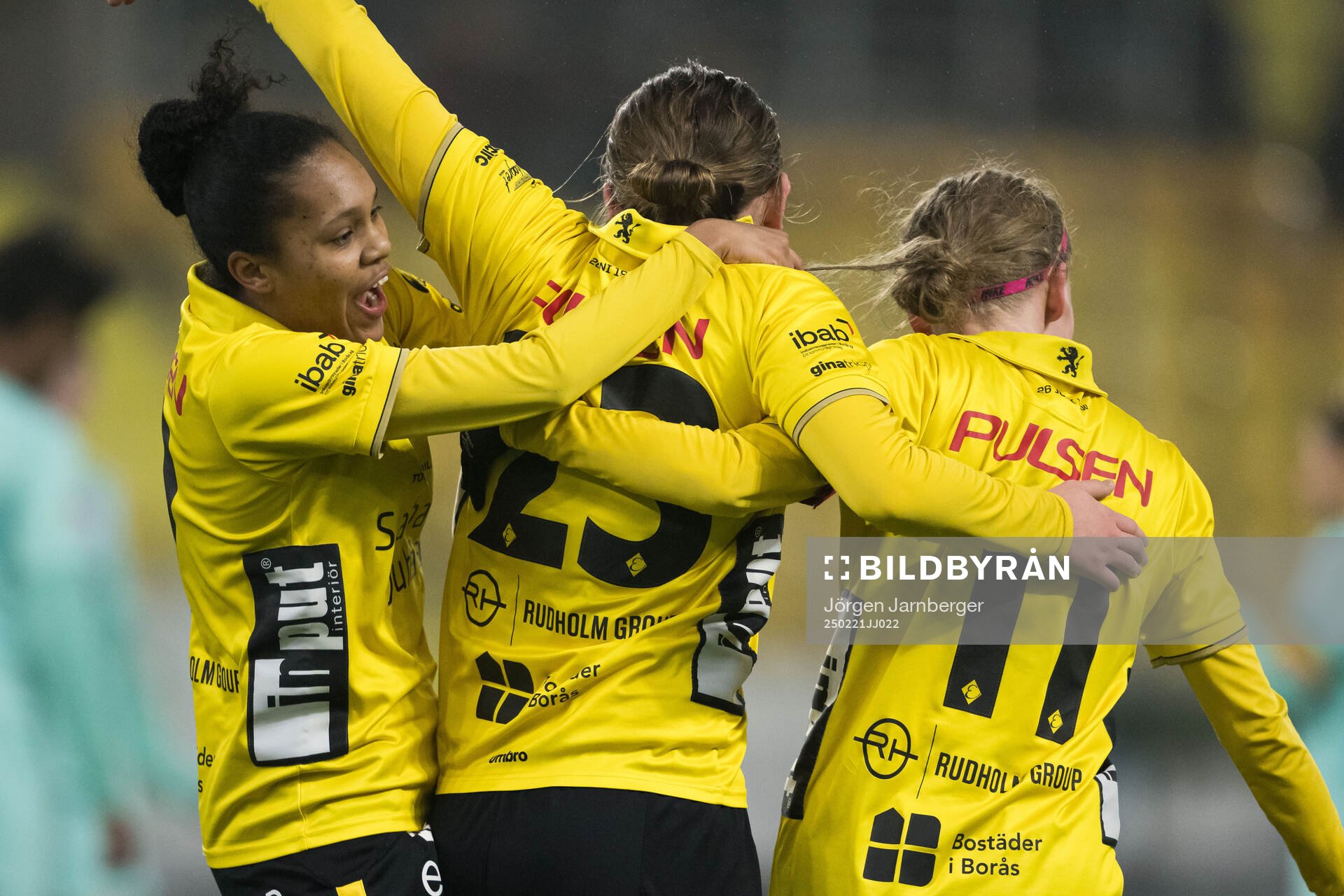 Elfsborgs Vanessa Lopez, Ellen Nilsson och Leann Nyström
