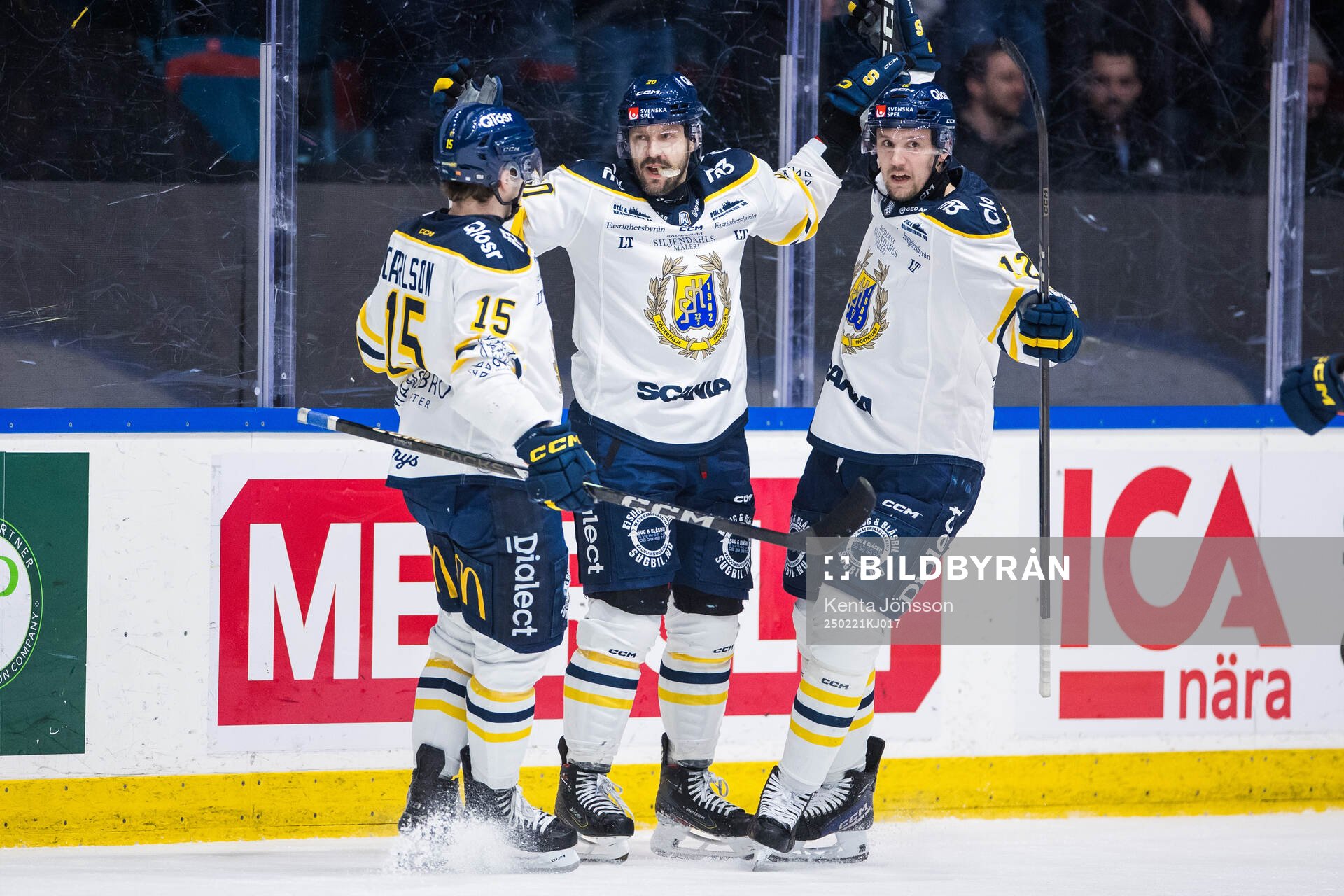 Södertäljes Marcus Eriksson jublar