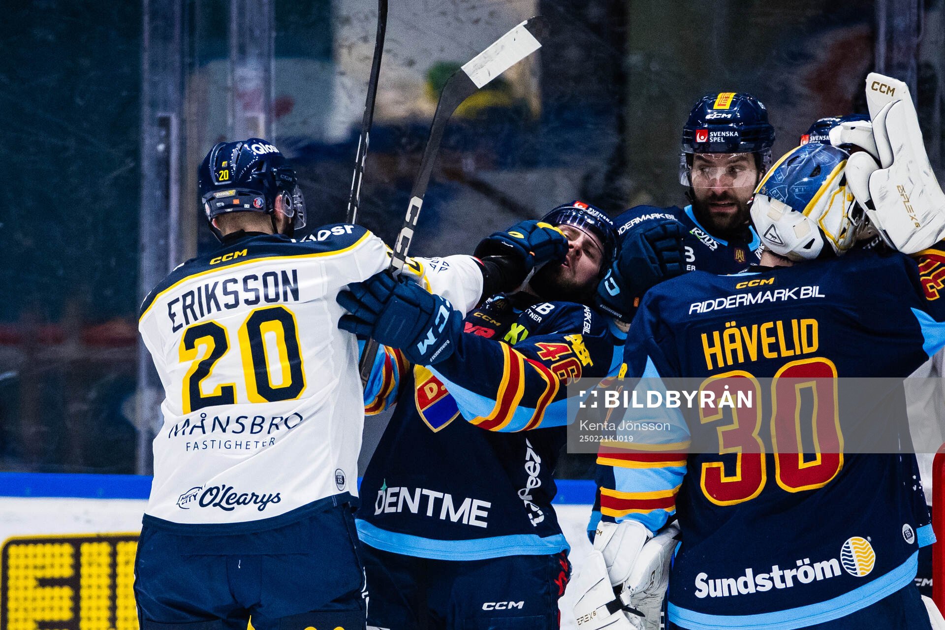 Södertäljes Marcus Eriksson och Djurgårdens Albin Grewe