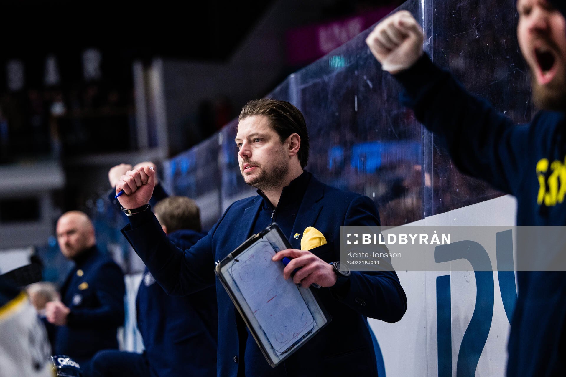 Södertäljes assisterande tränare Mattias Zackrisson