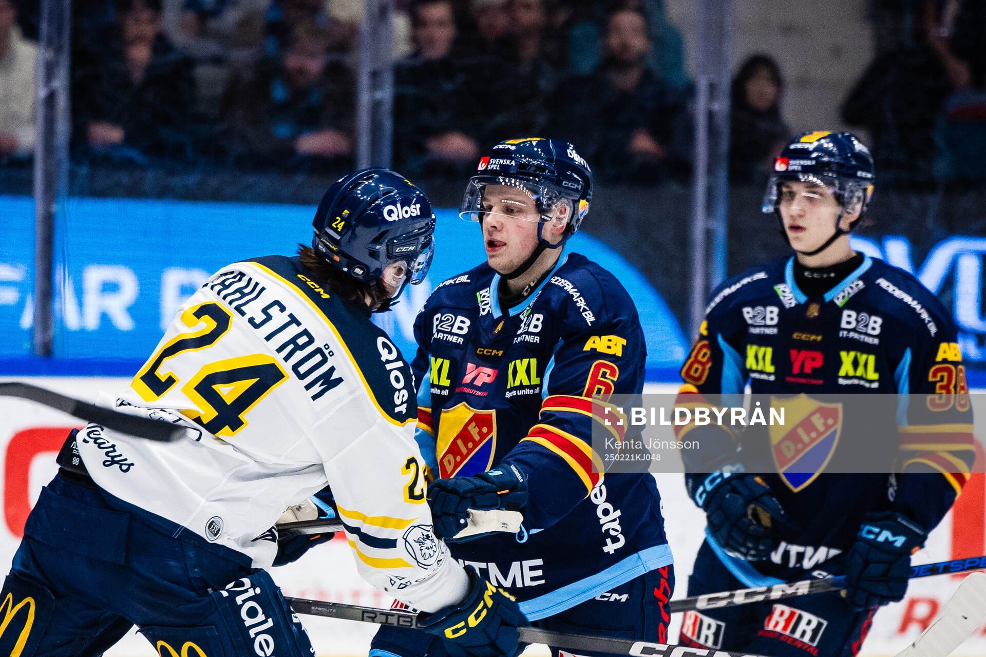 Södertäljes Jacob Dahlström och Djurgårdens Mattias