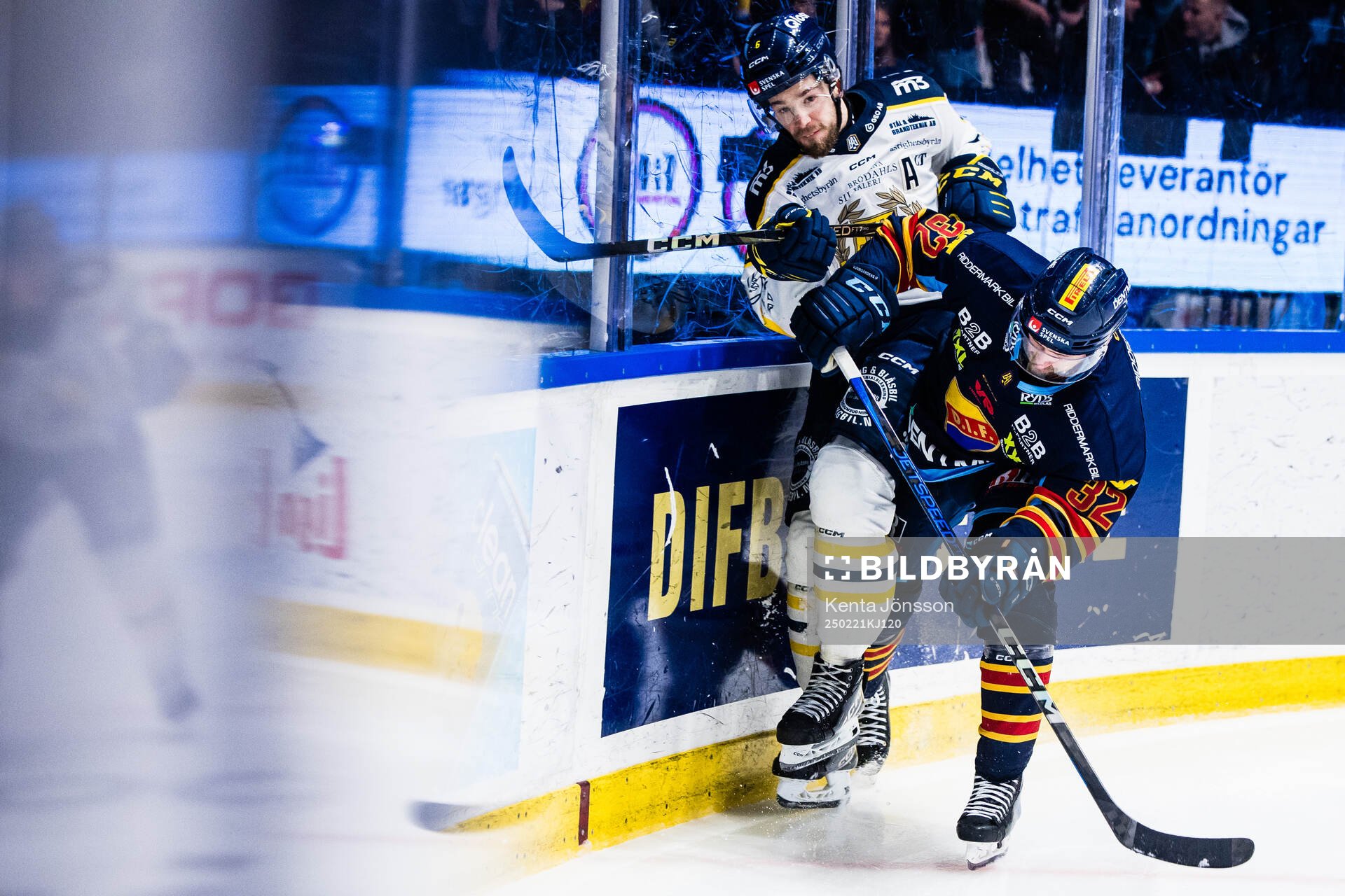 Södertäljes Olli Vainio och Marcus Krüger