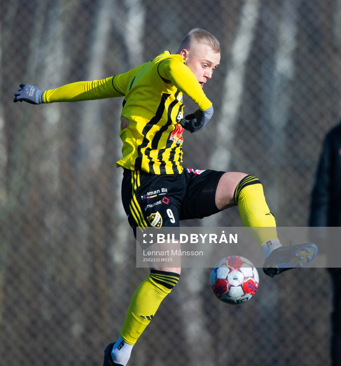 IFK Hässleholms Alexander Sjöström i träningsmatchen