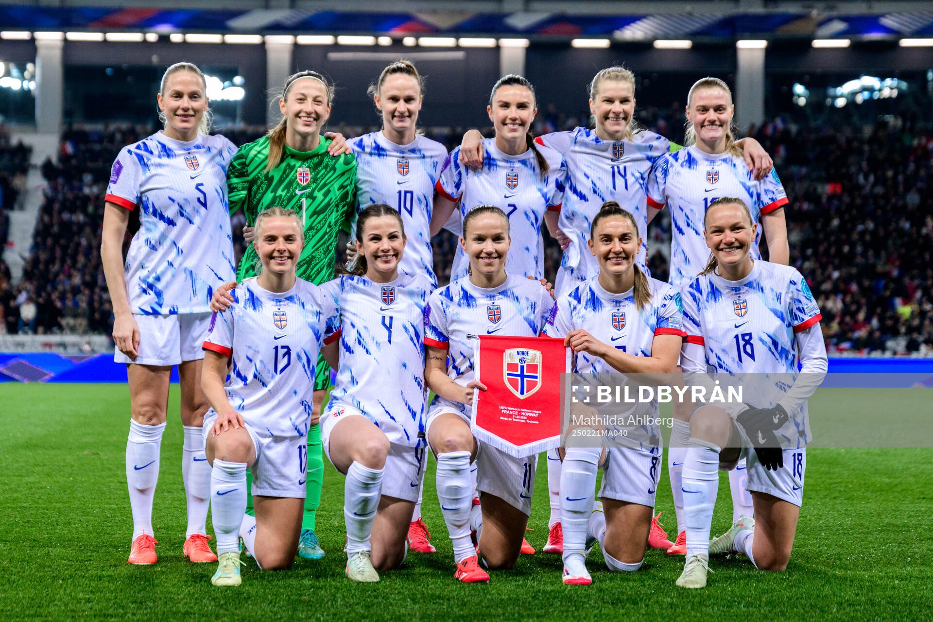 The staring eleven of Norway