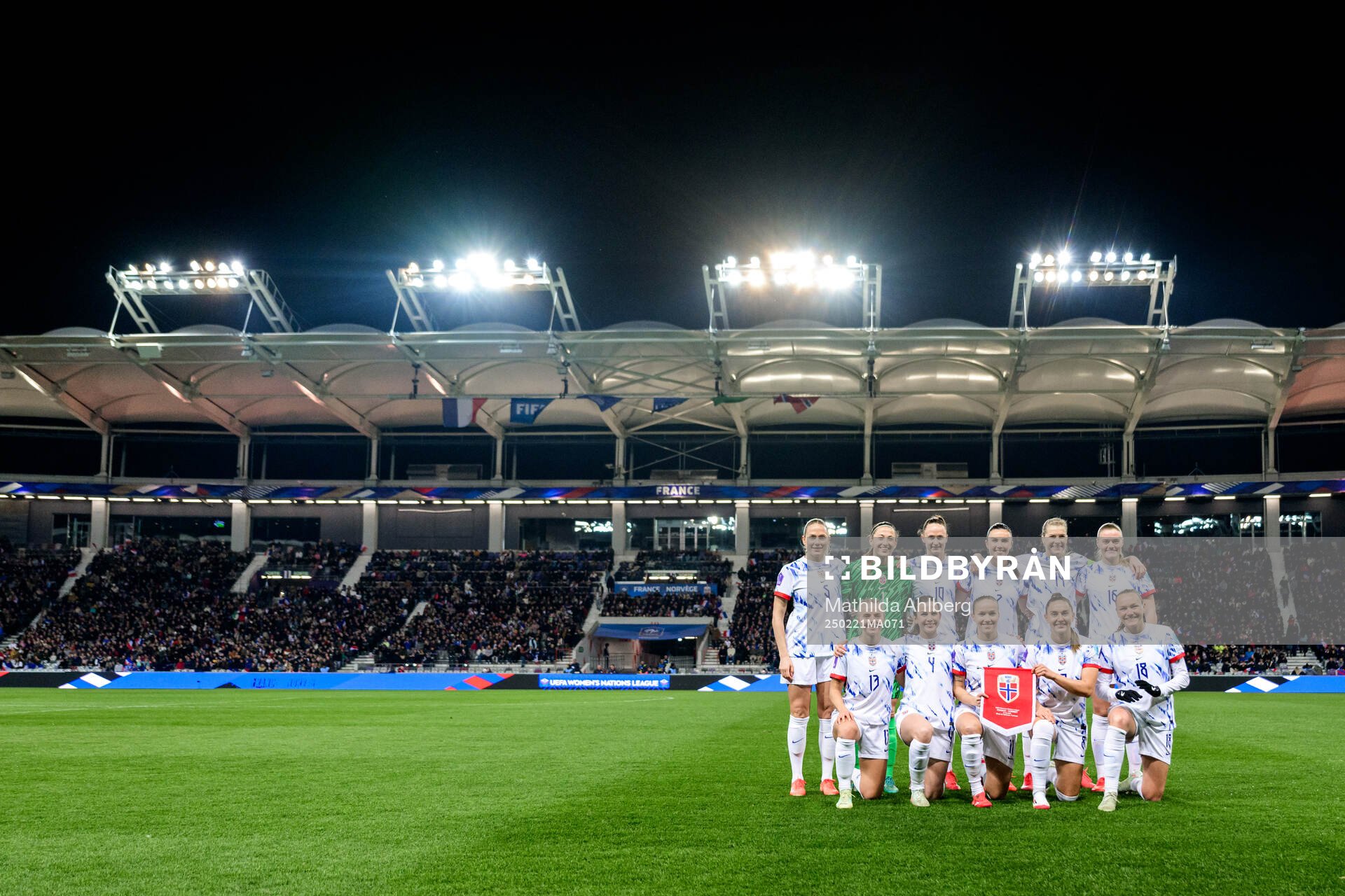 The starting eleven of Norway