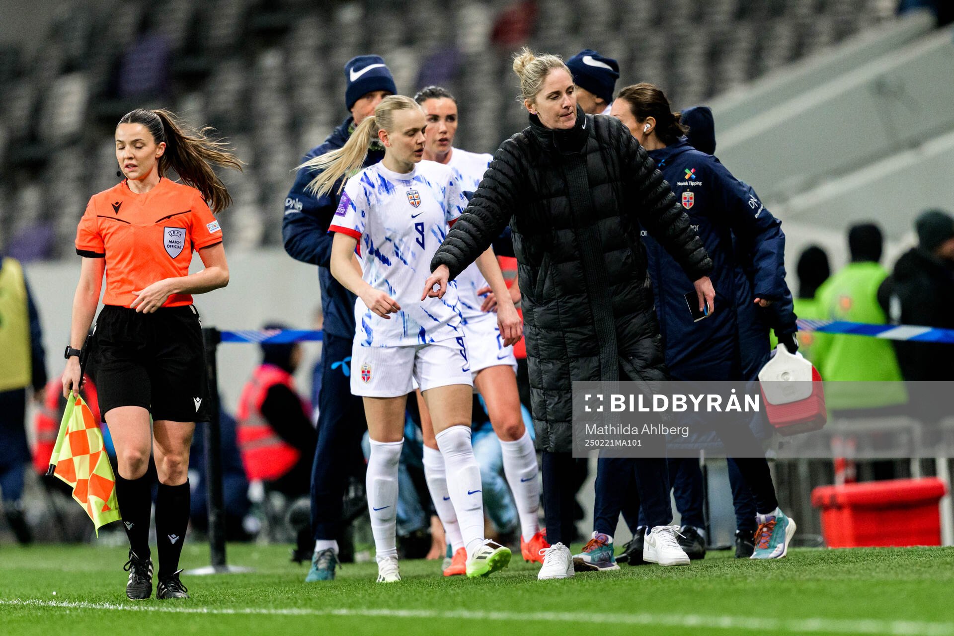 Head coach Gemma Grainger of Norway
