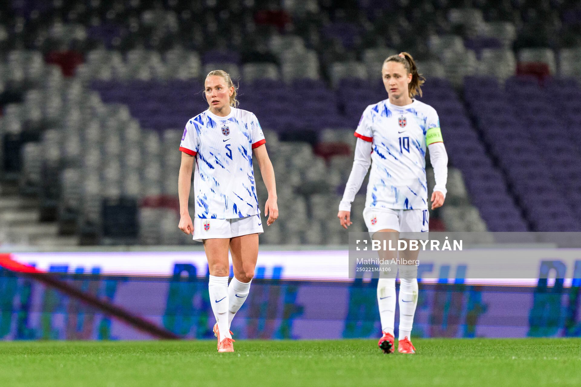 Guro Bergsvand and Caroline Graham Hansen of Norway look