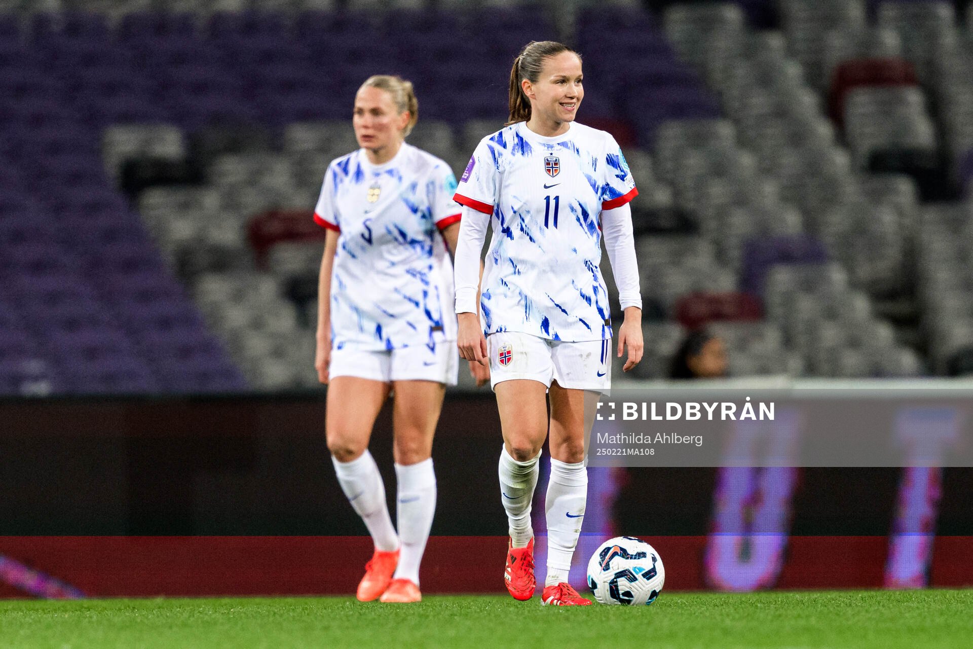 Guro Reiten of Norway look dejected