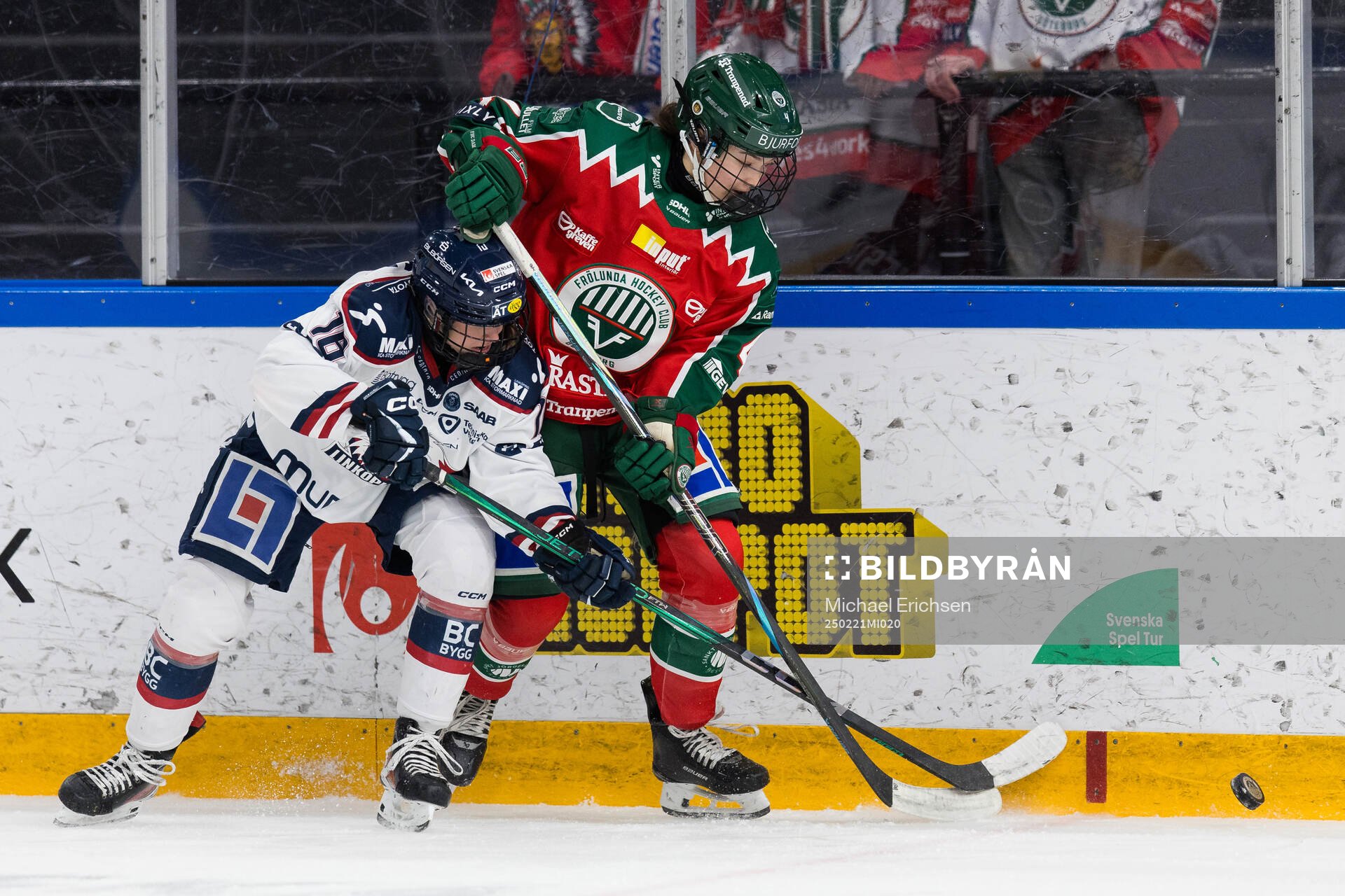 Linköpings Marthe Pabsdorff Brunvold och Frölundas Ebba