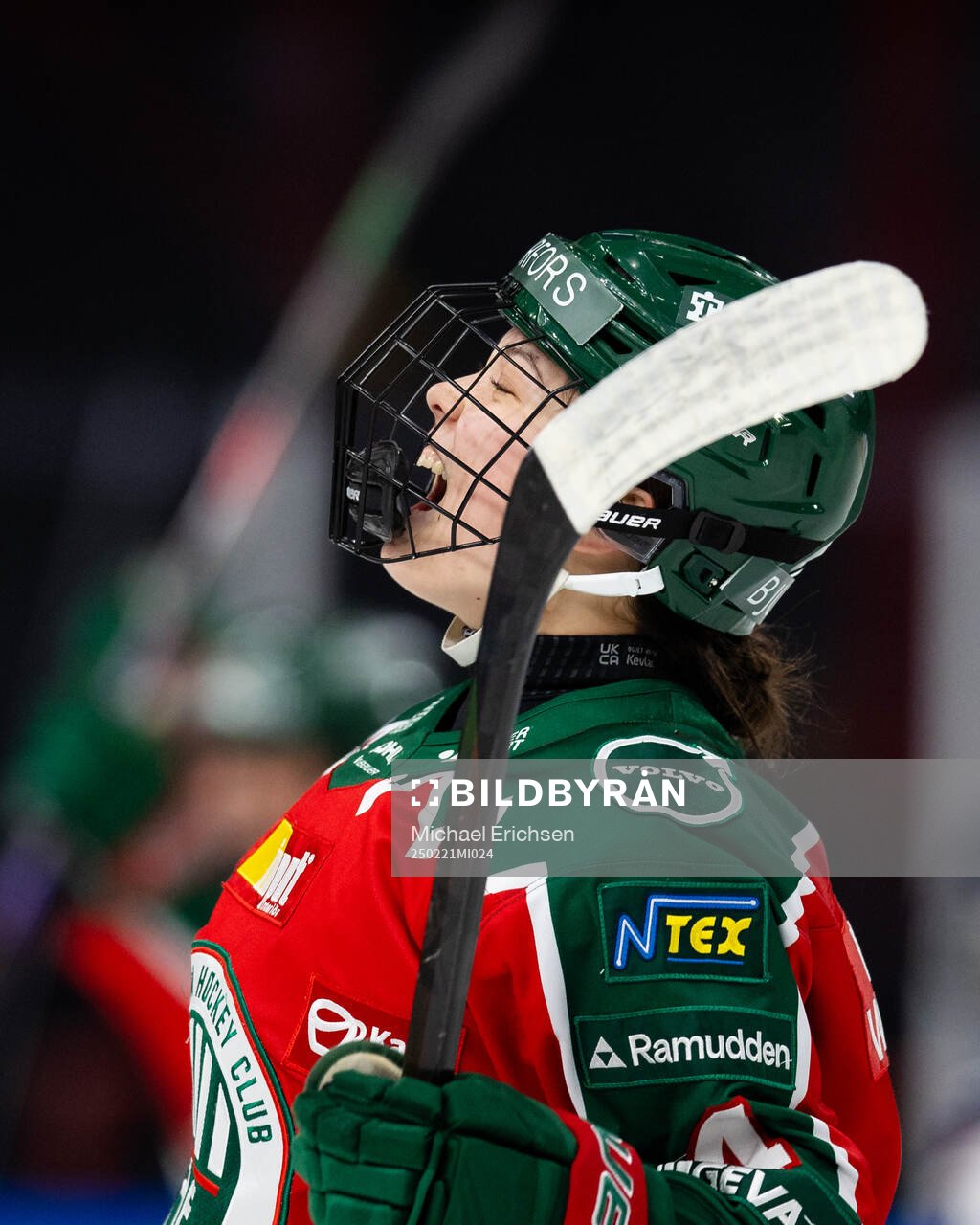 Frölundas Ebba Westerlind jublar
