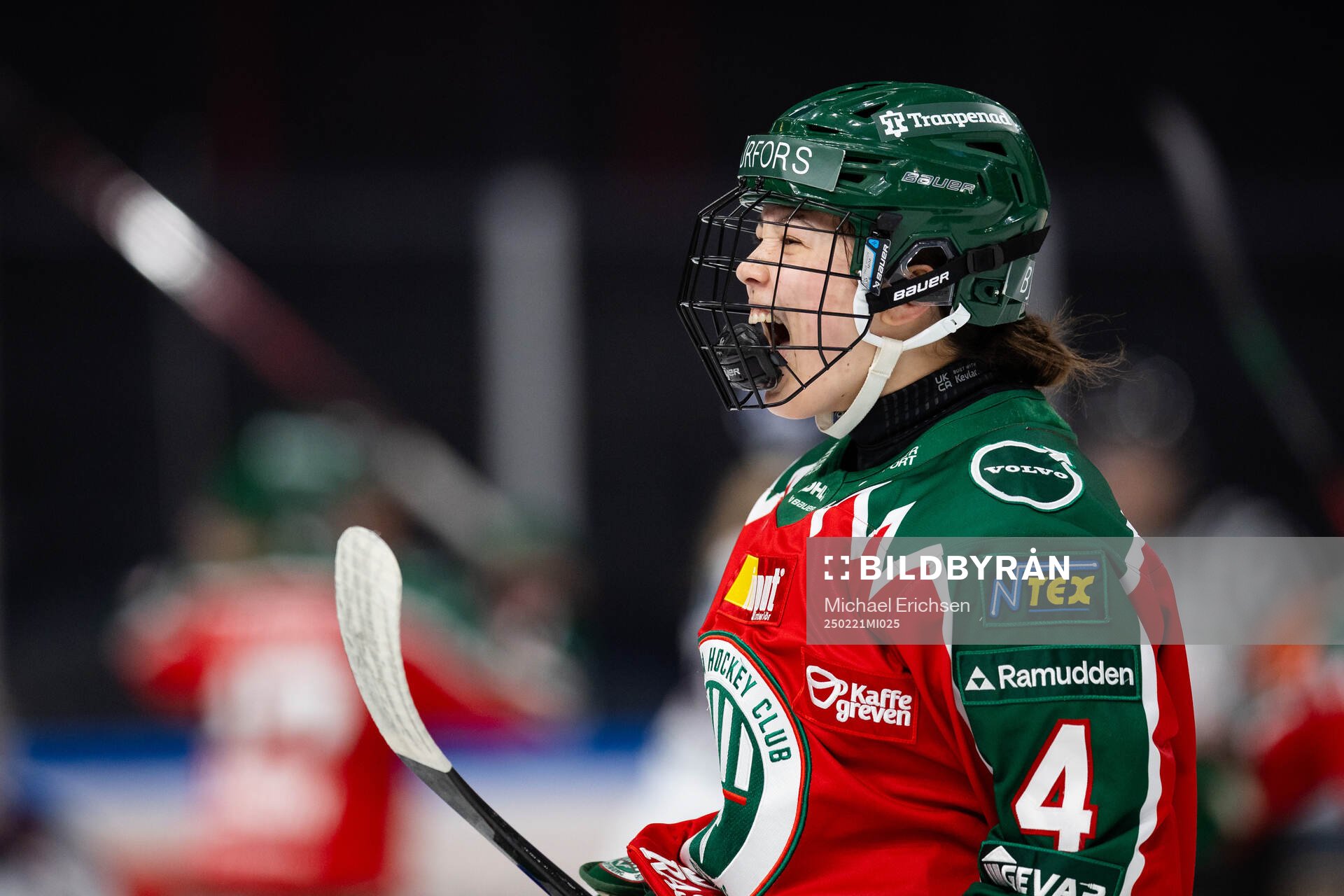 Frölundas Ebba Westerlind jublar