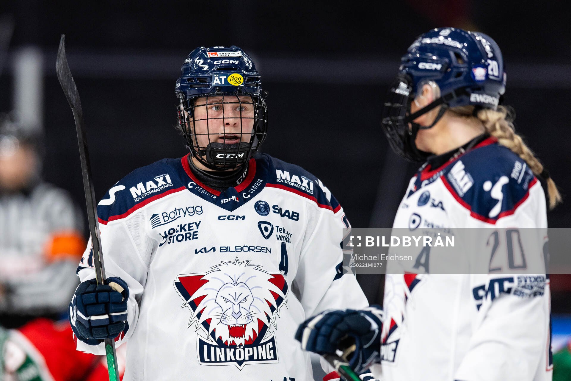 Linköpings Naomi Rogge och Lova Blom