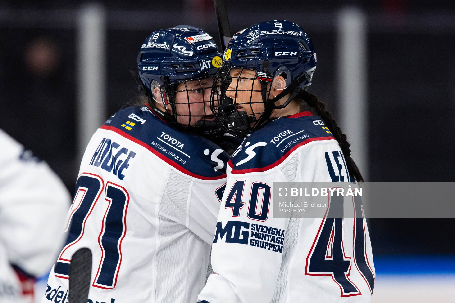 Linköpings Naomi Rogge och Felicia Levin