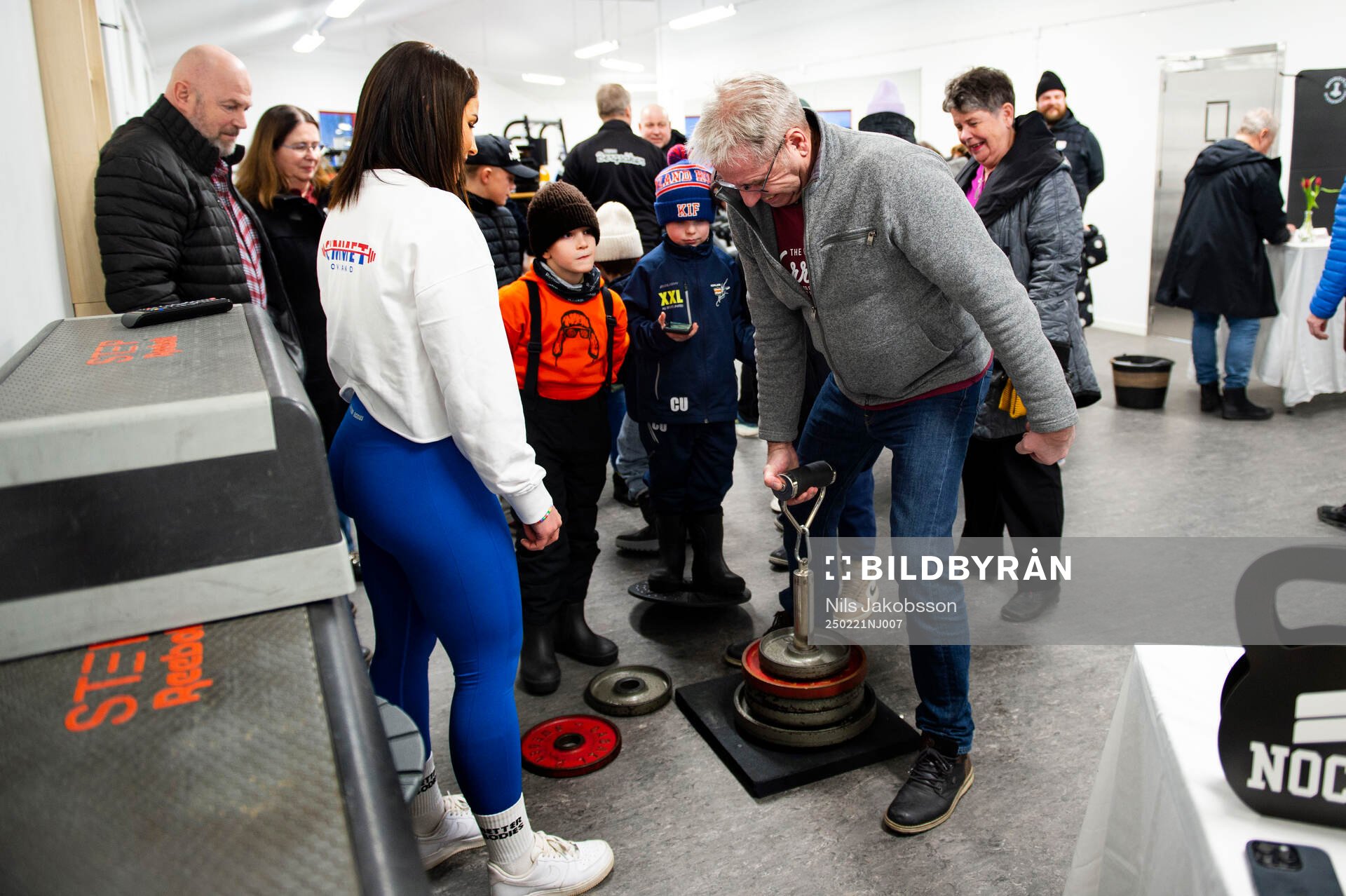 Kovlands Ishockeyförening har byggt en ny gymlokal. Vid
