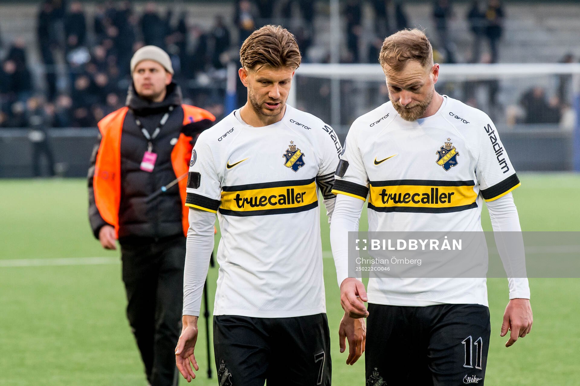 AIKs Anton Salétros och John Guidetti deppar