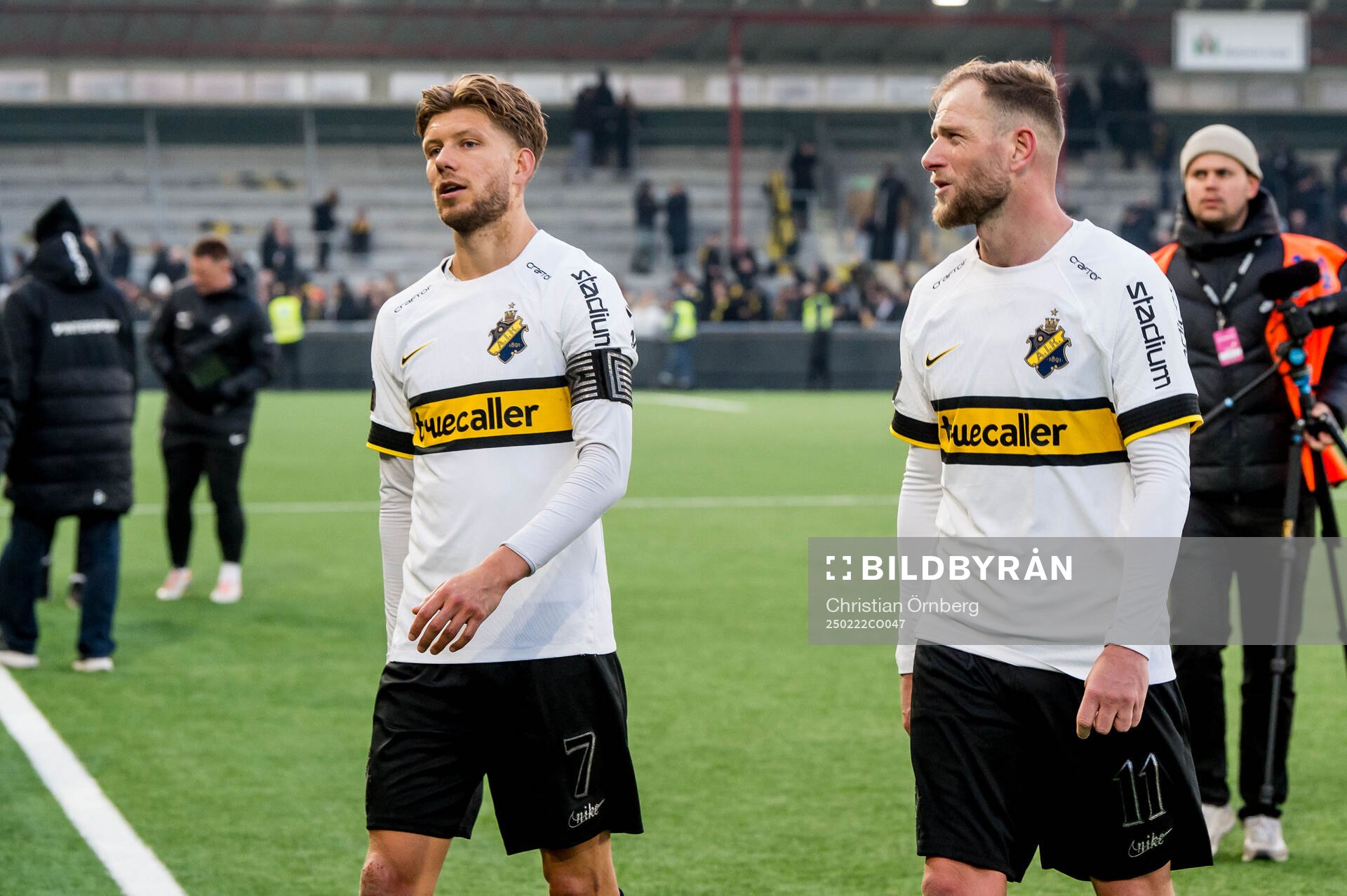 AIKs Anton Salétros och John Guidetti deppar