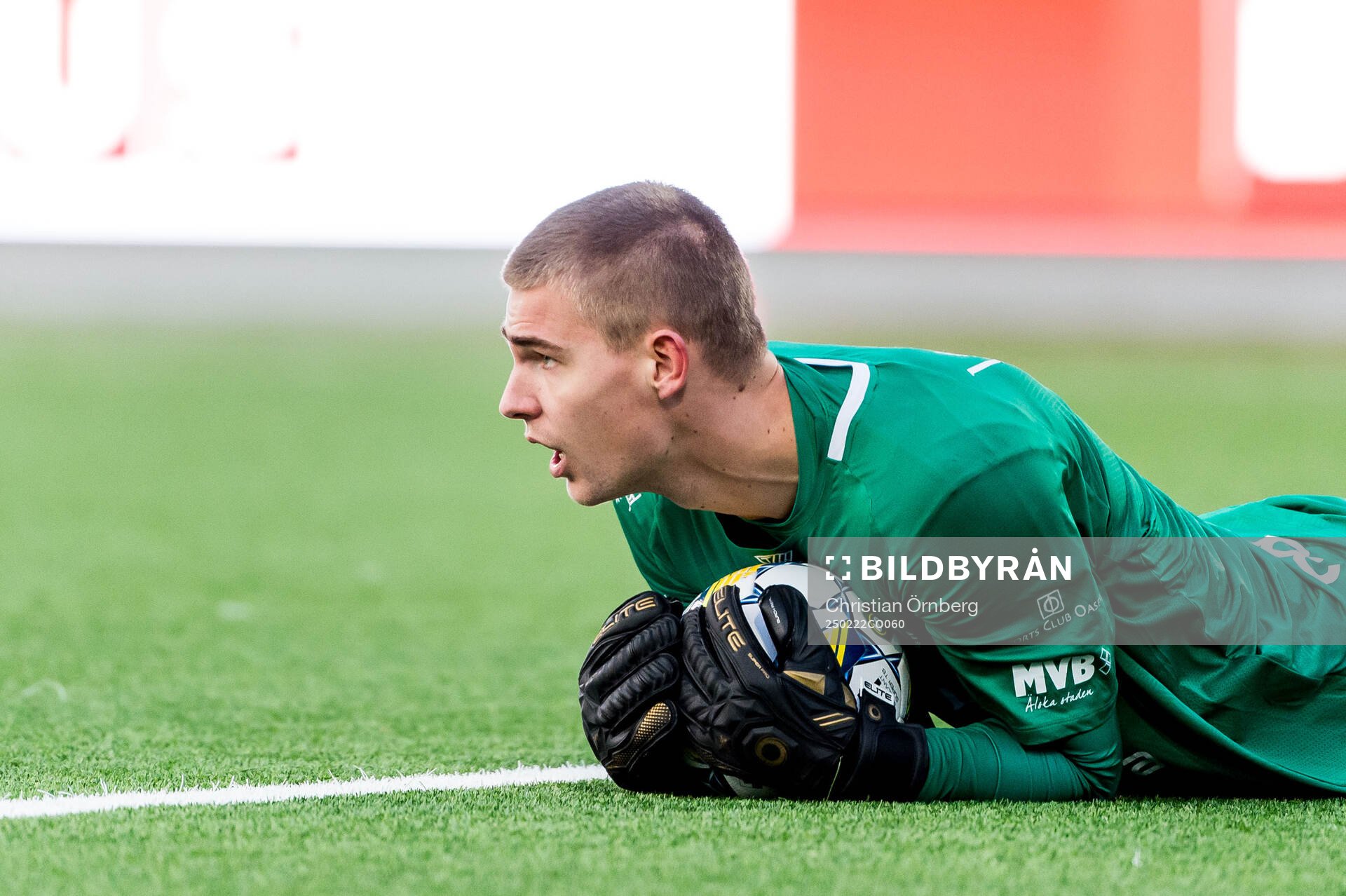 Trelleborgs målvakt Mathias Nilsson