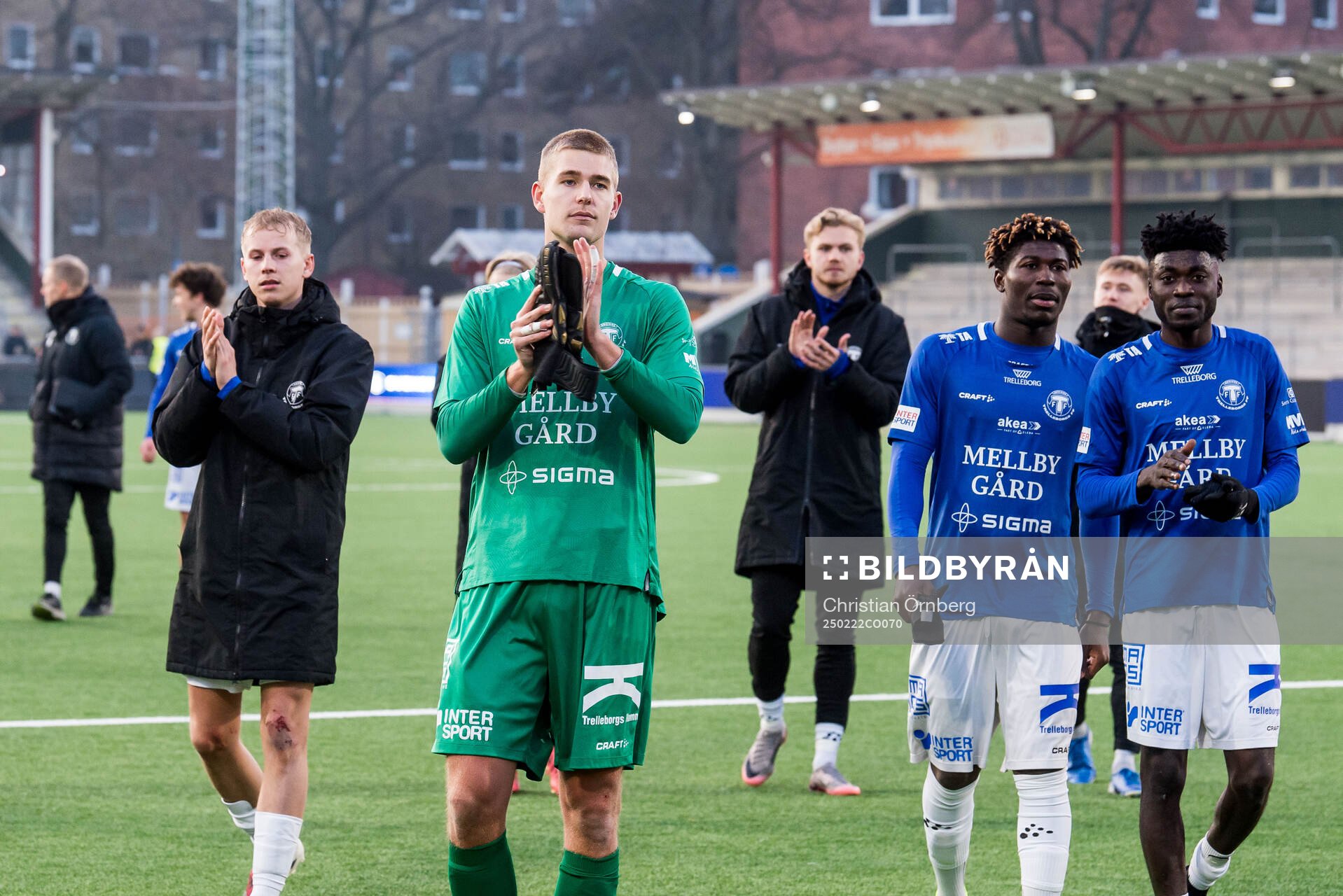 Trelleborgs målvakt Mathias Nilsson