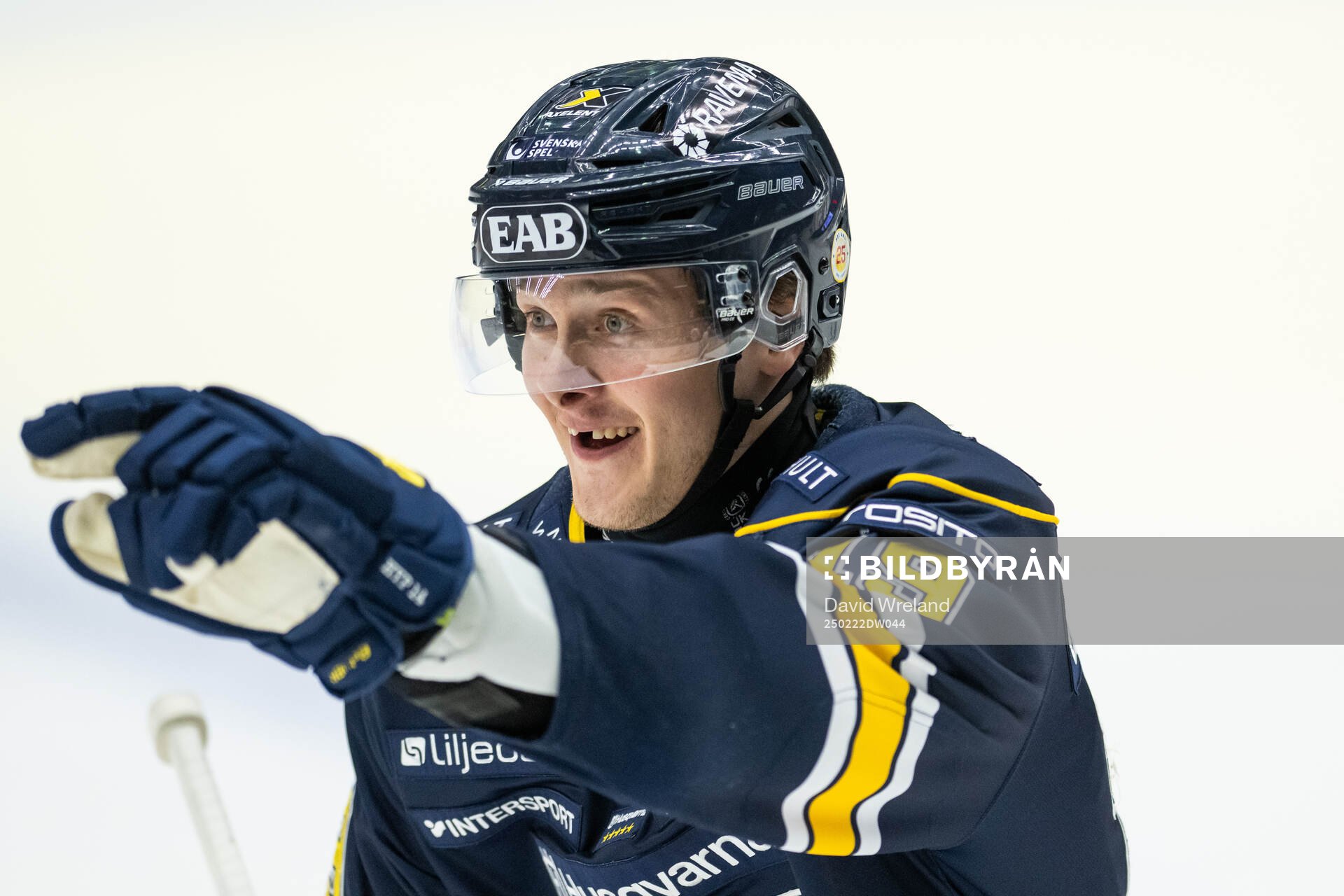 HV71s Henrik Borgström jublar