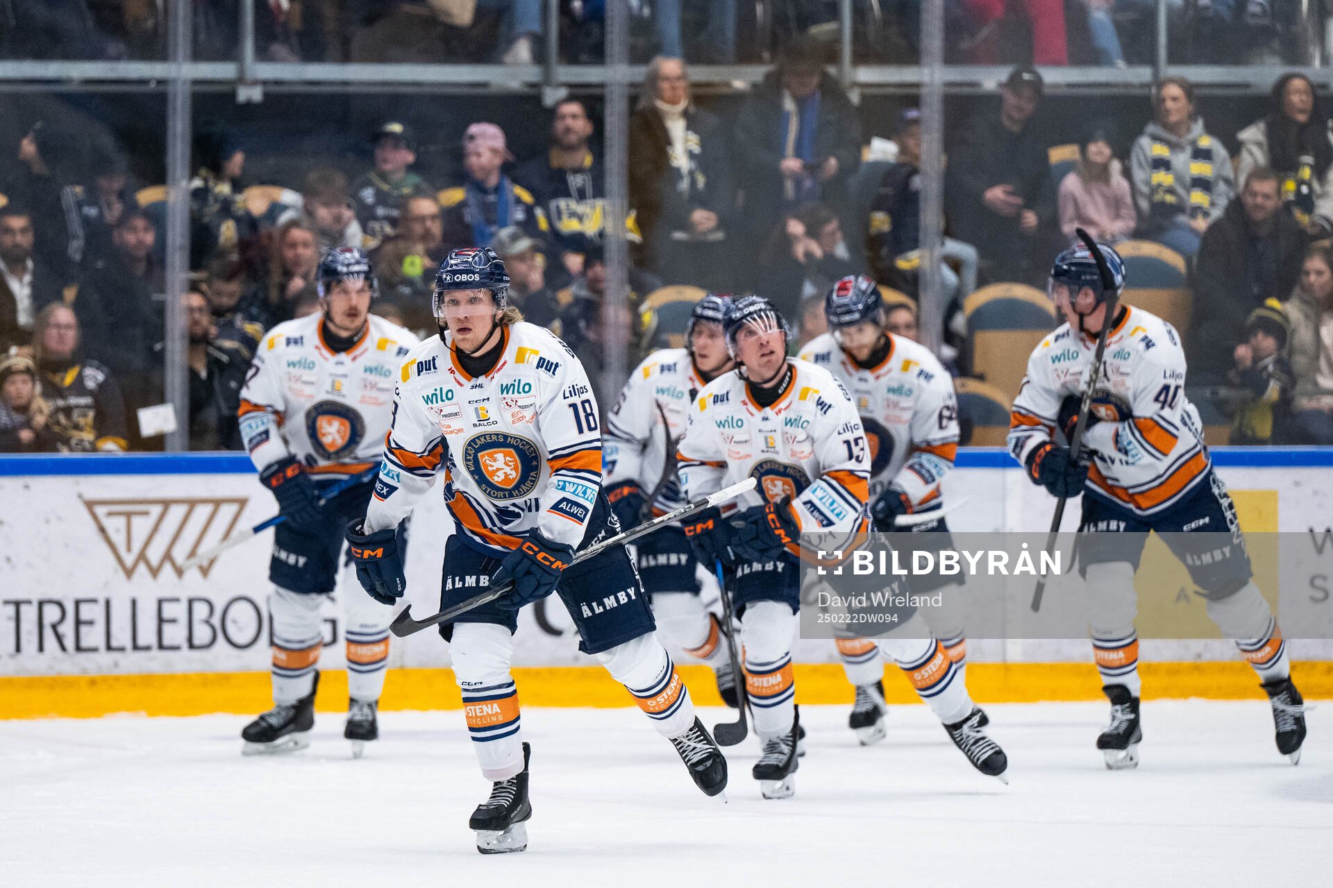 Växjös Marcus Sylvegård jublar