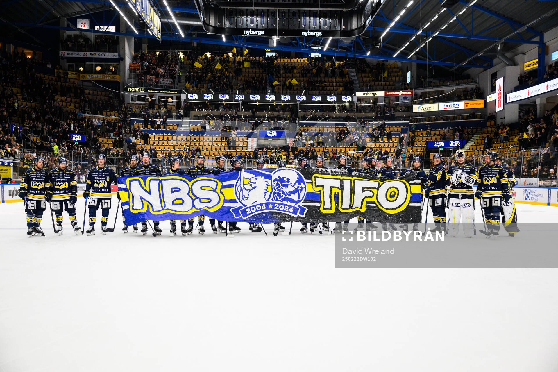 HV71s spelare jublar