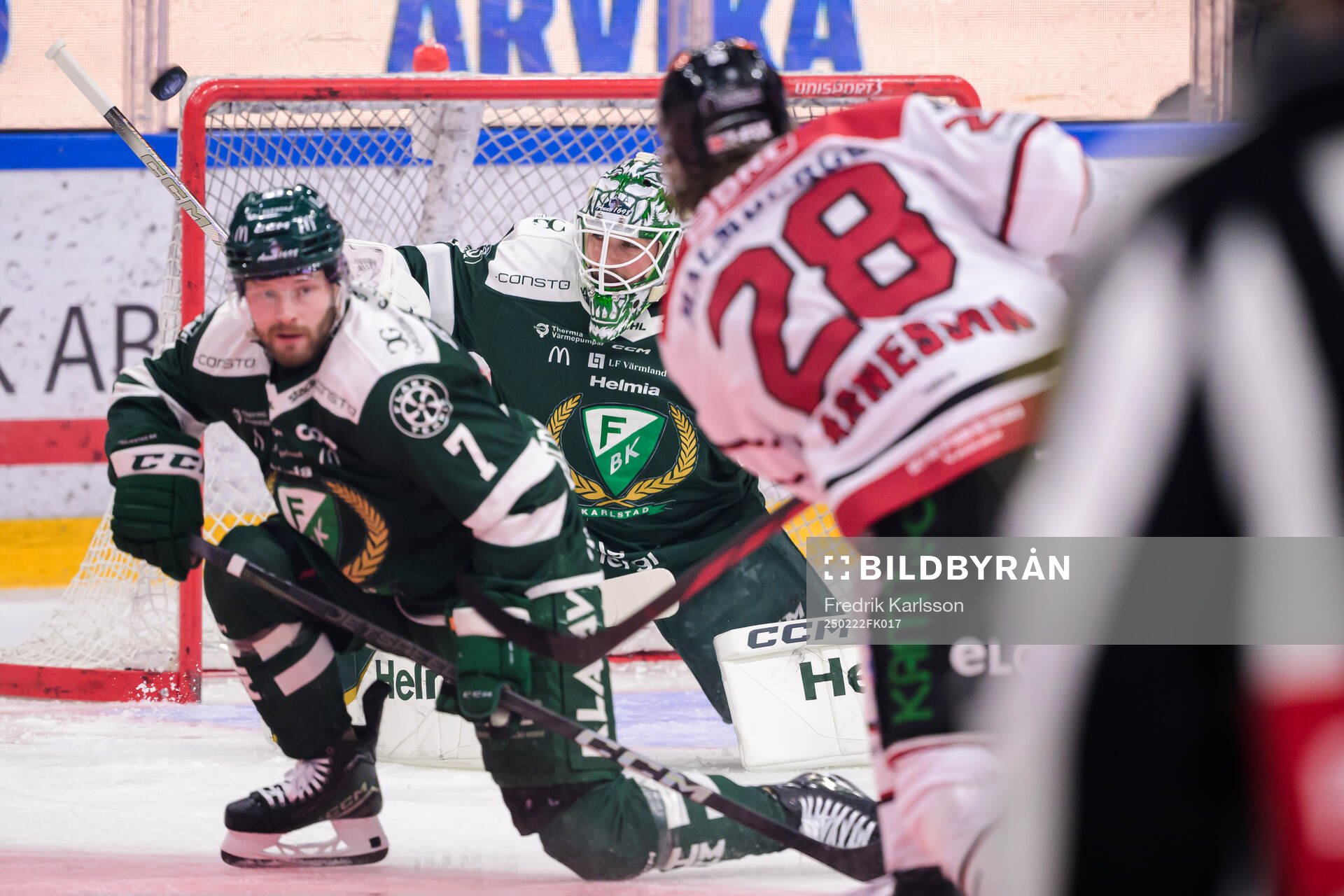 Färjestads målvakt Maxime Lagacé