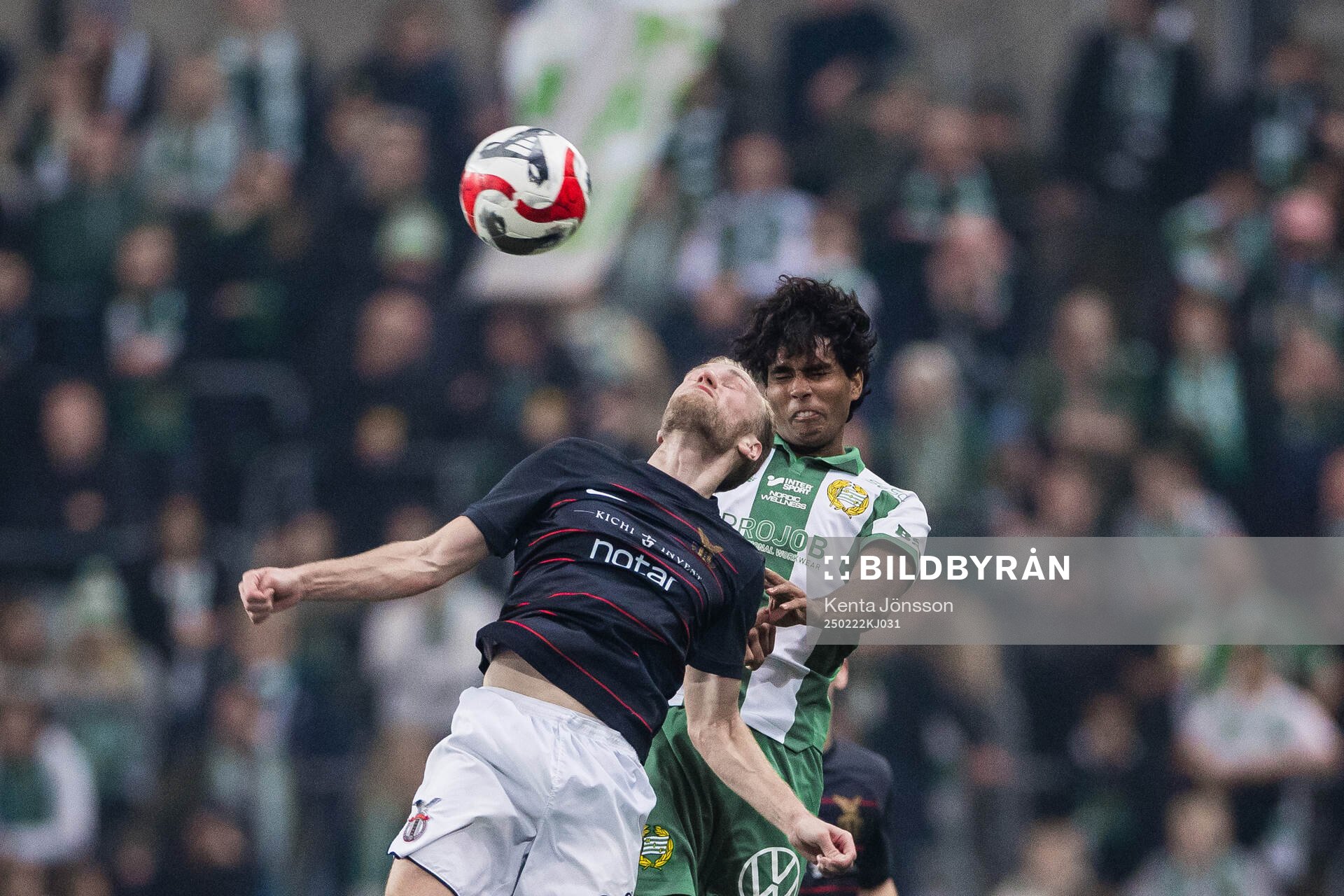 FC Stockholms Jens Stigedahl och Hammarbys Jonathan Karlsson