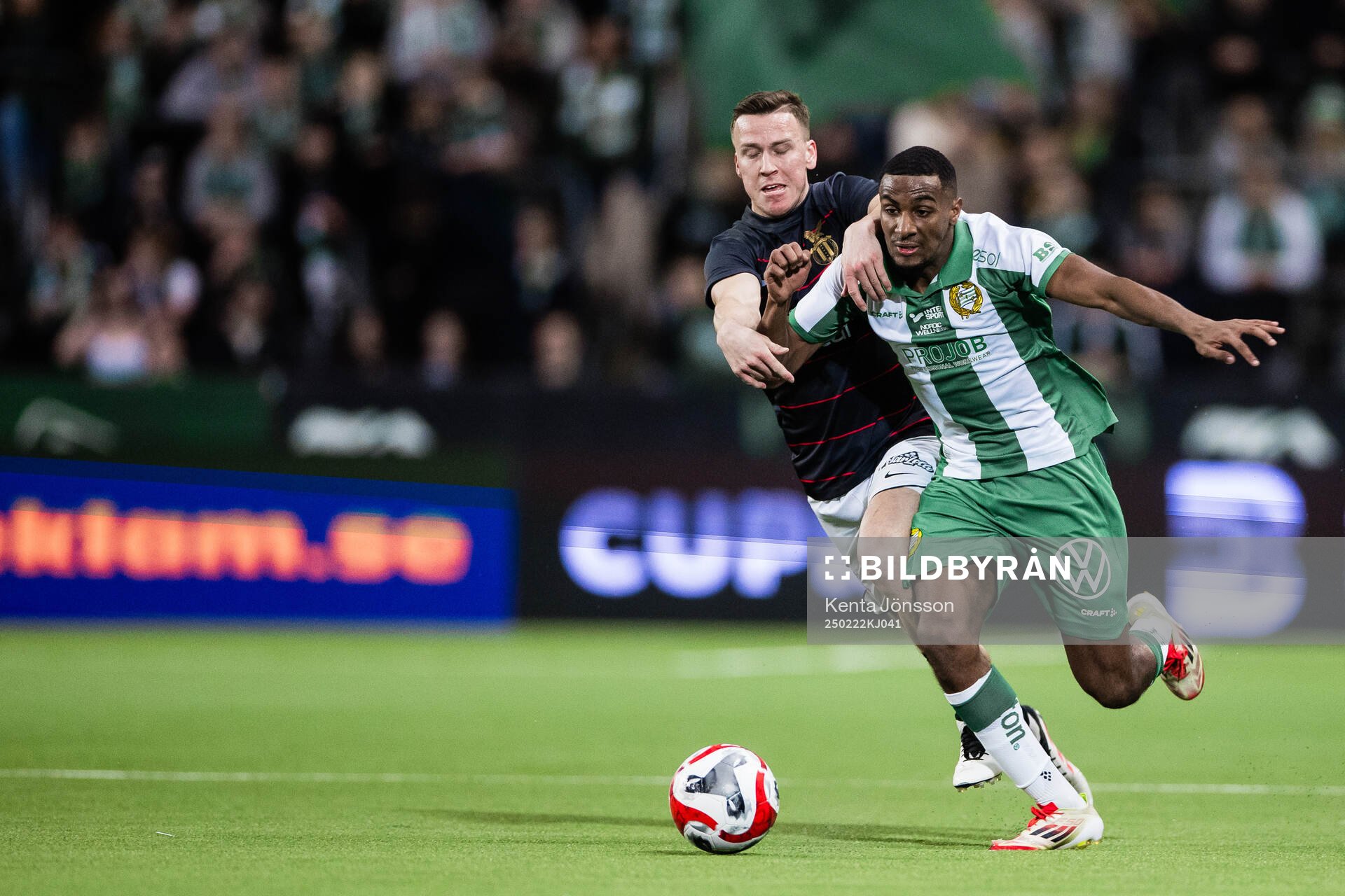 FC Stockholms William Jan och Hammarbys Paulos Abraham