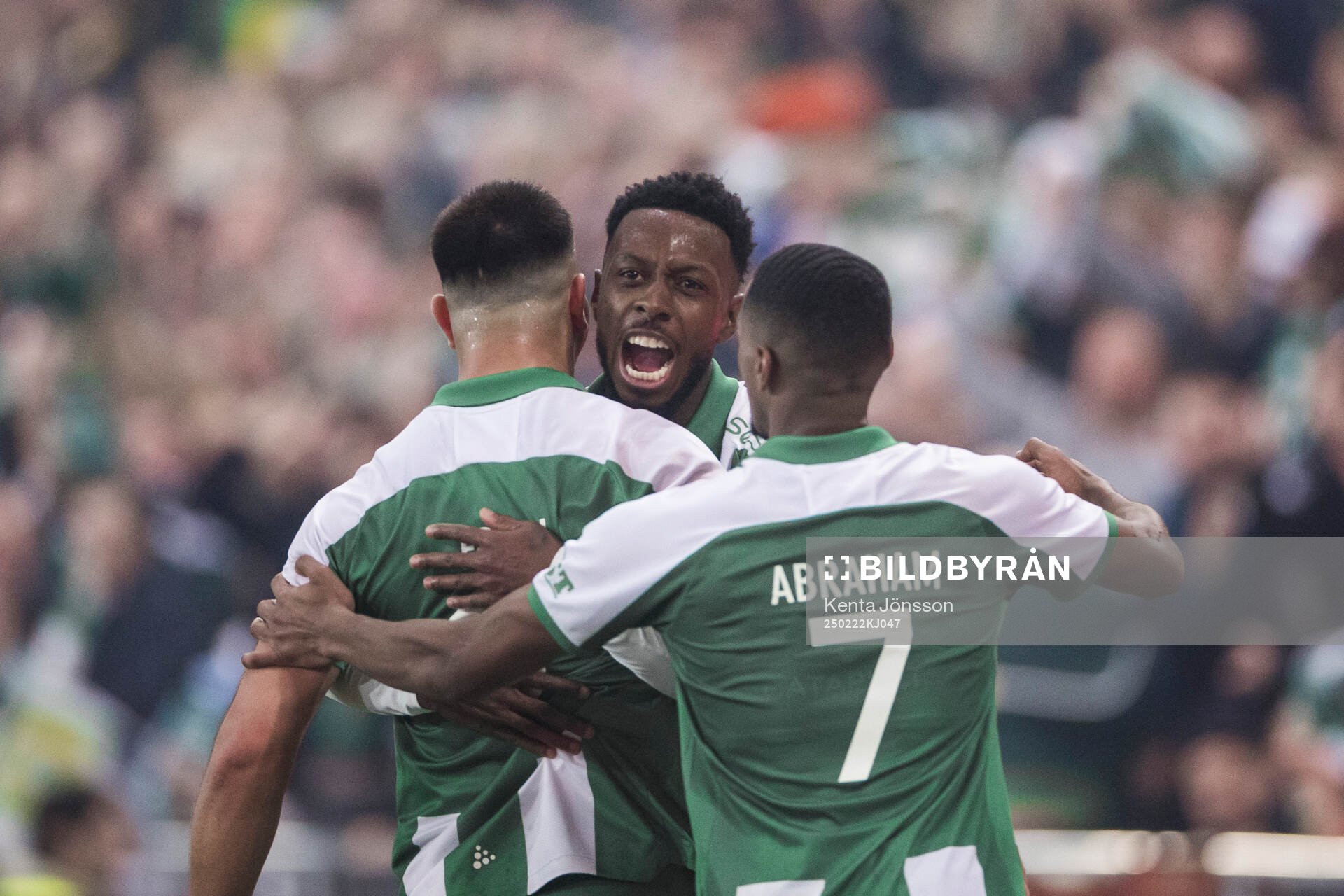 Hammarbys Jusef Erabi, Shaquille Pinas och Paulos Abraham