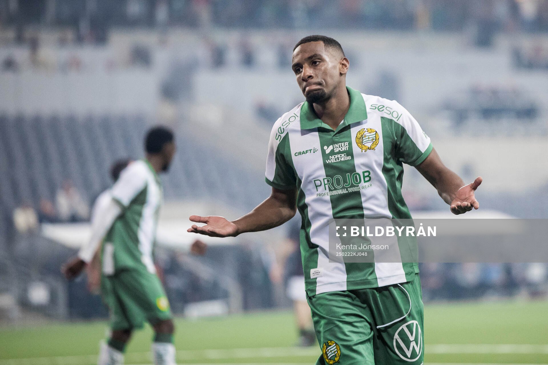 Hammarbys Paulos Abraham jublar