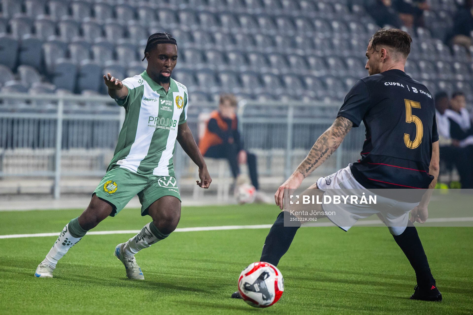 Hammarbys Jardell Kanga och FC Stockholms David Fällman