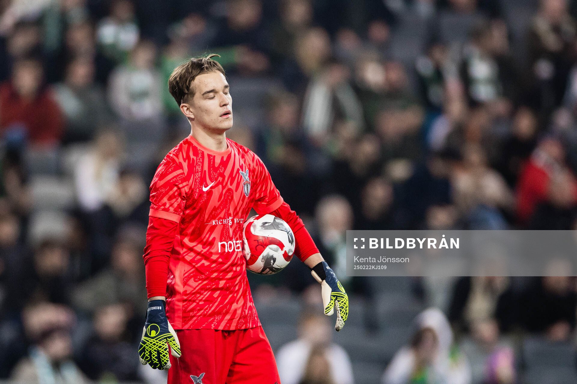 FC Stockholms målvakt Sixten Bringzén deppar