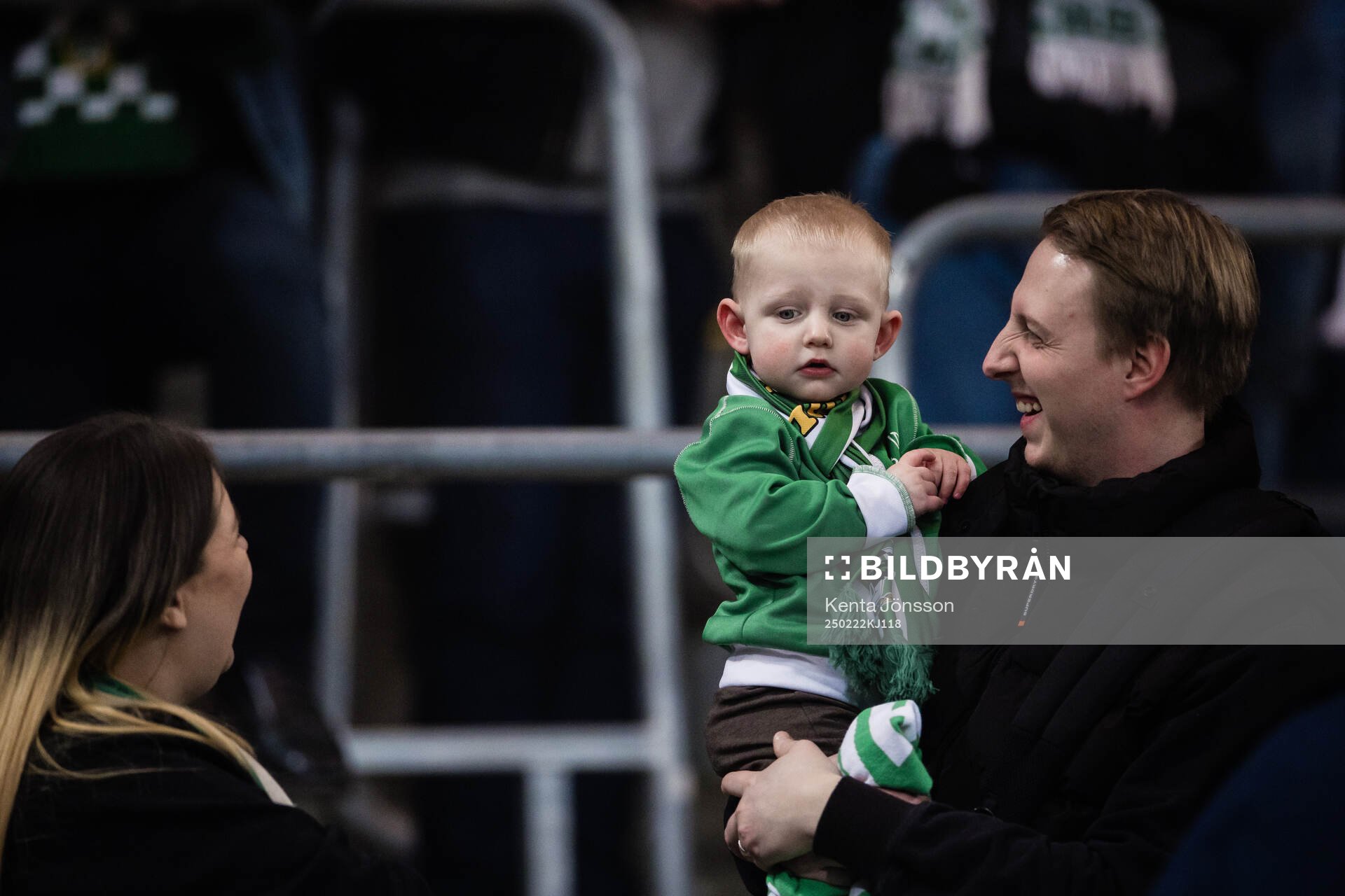 En ung Hammarbysupporter