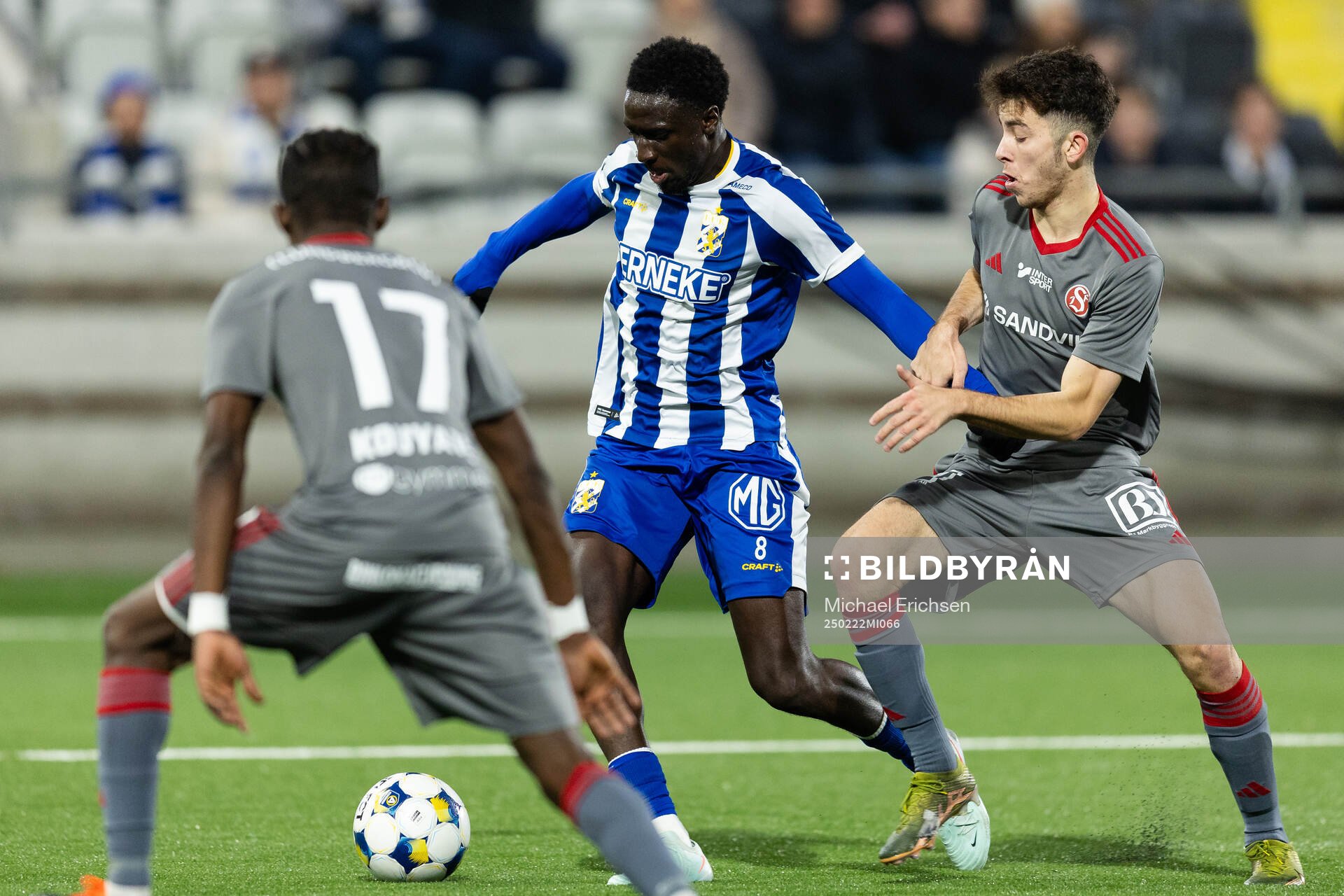 IFK Göteborgs Imam Jagne och Sandvikens  Adam Kiani