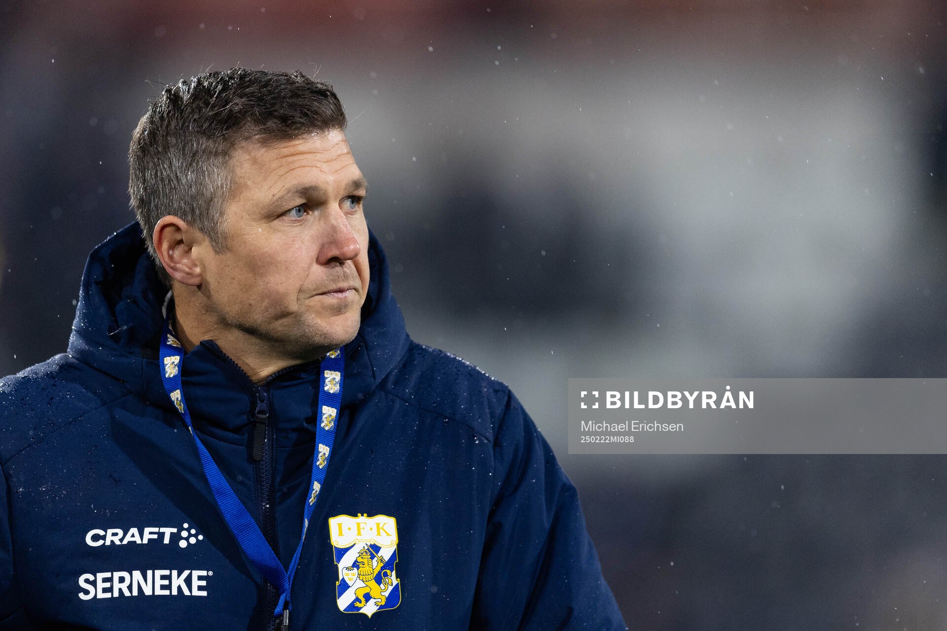 IFK Göteborgs sportchef Hannes Stiller efter fotbollsmatchen i Svenska Cupen mellan IFK Göteborg och Sandvikens IF den 22 februari 2025 i Göteborg.