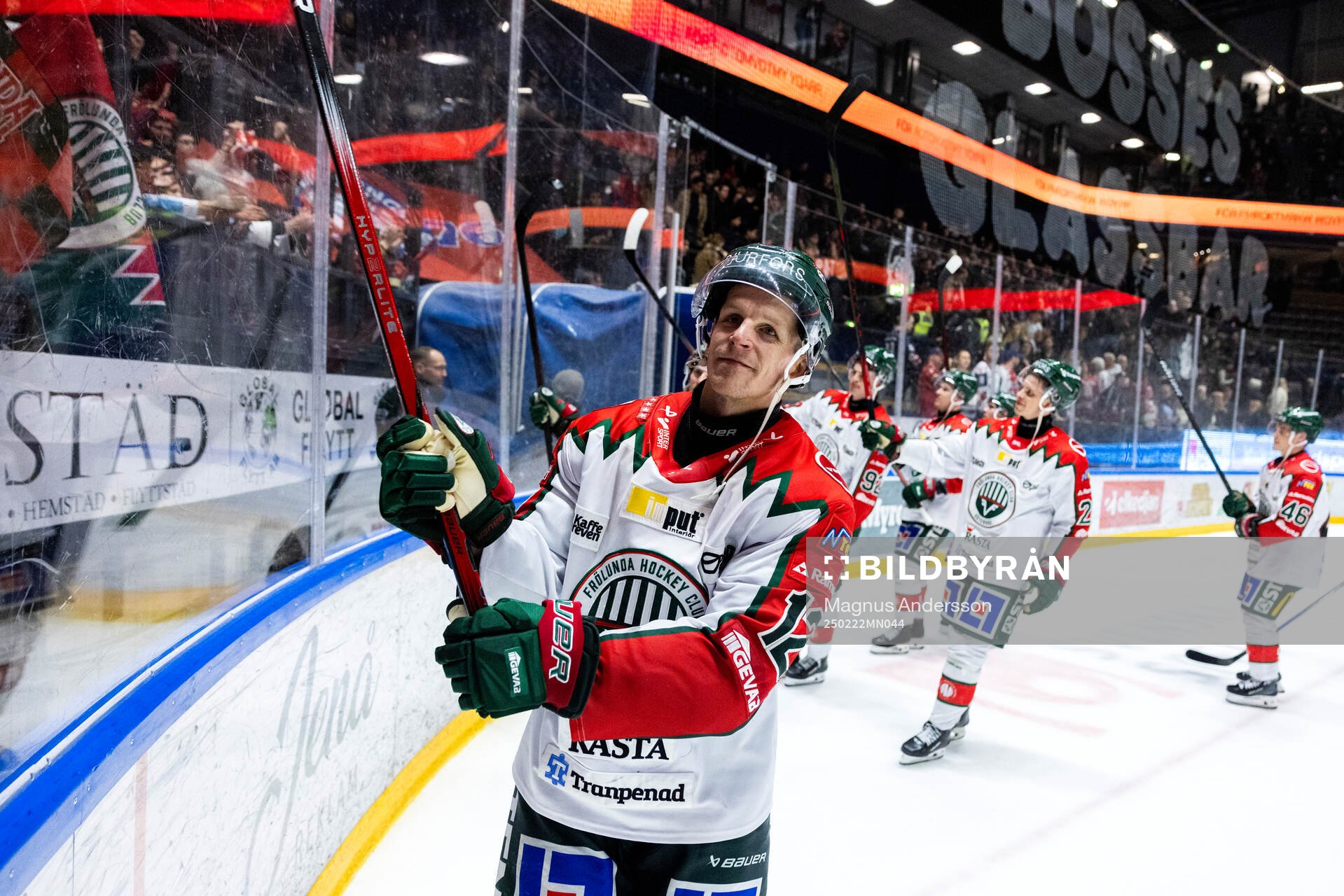 Frölundas Max Friberg jublar