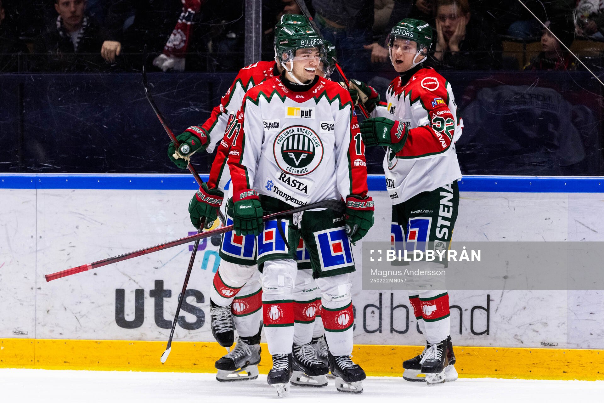 Linköpings Isac Born jublar