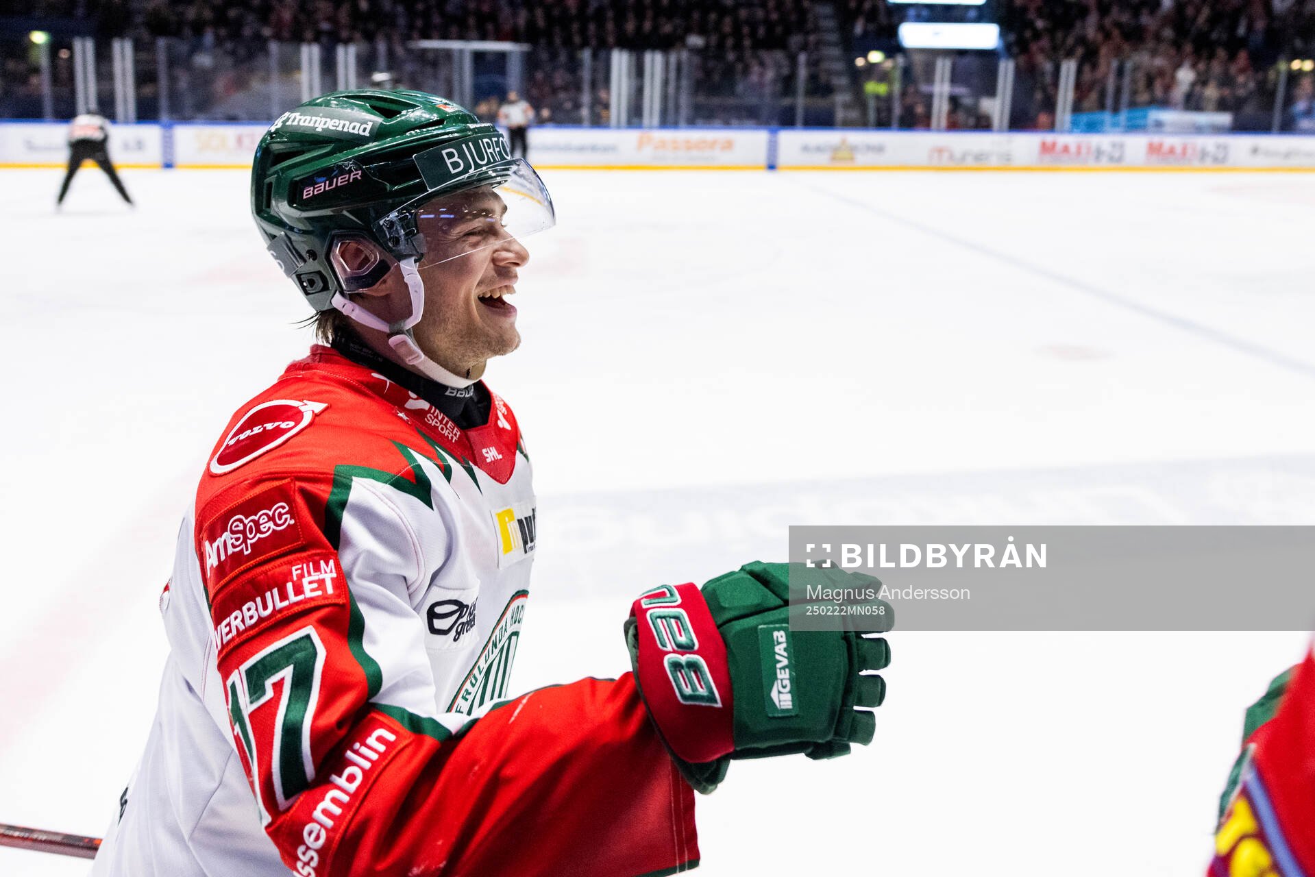 Frölundas Isac Born jublar