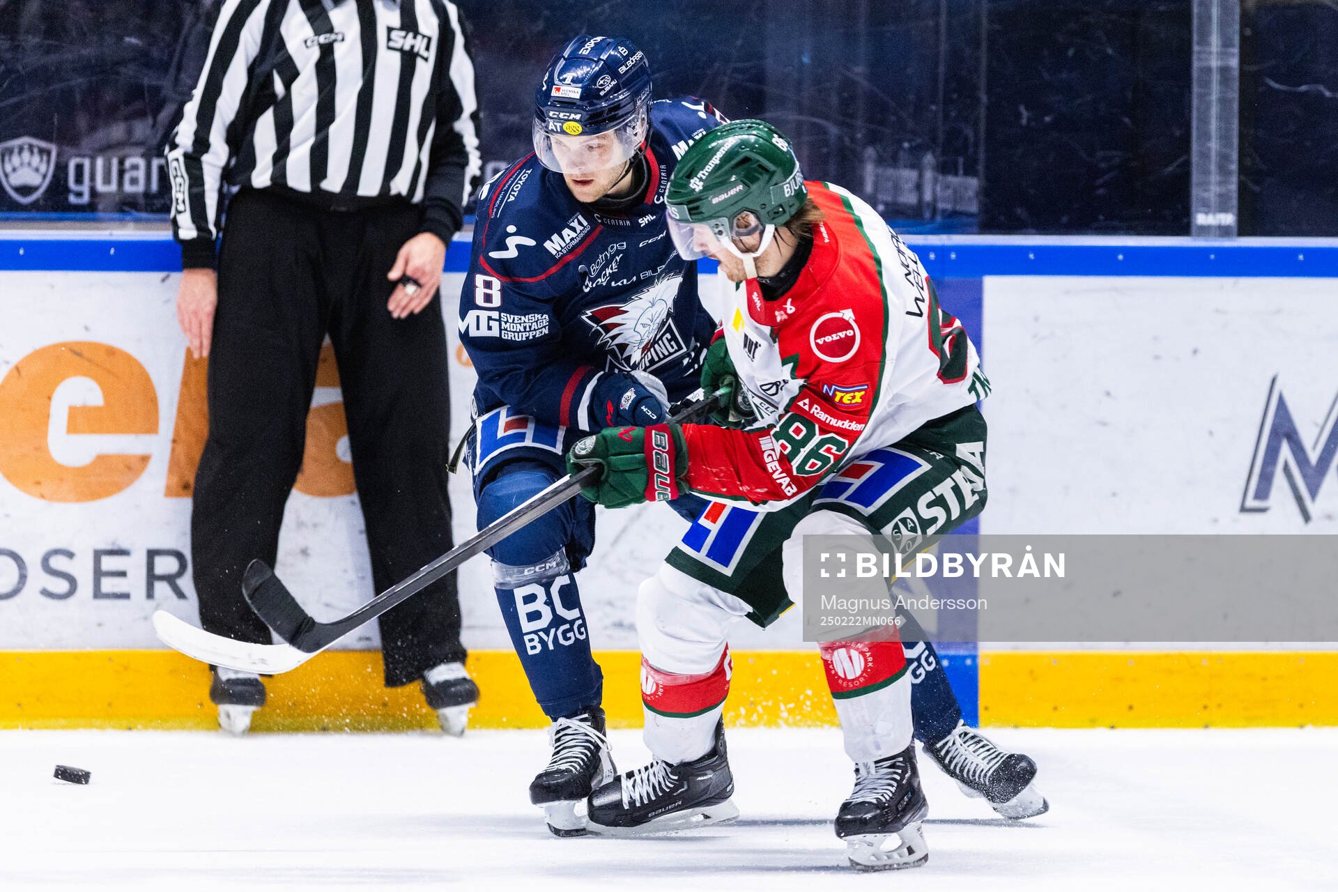 Linköpings Jonathan Myrenberg och Frölundas Erik Thorell