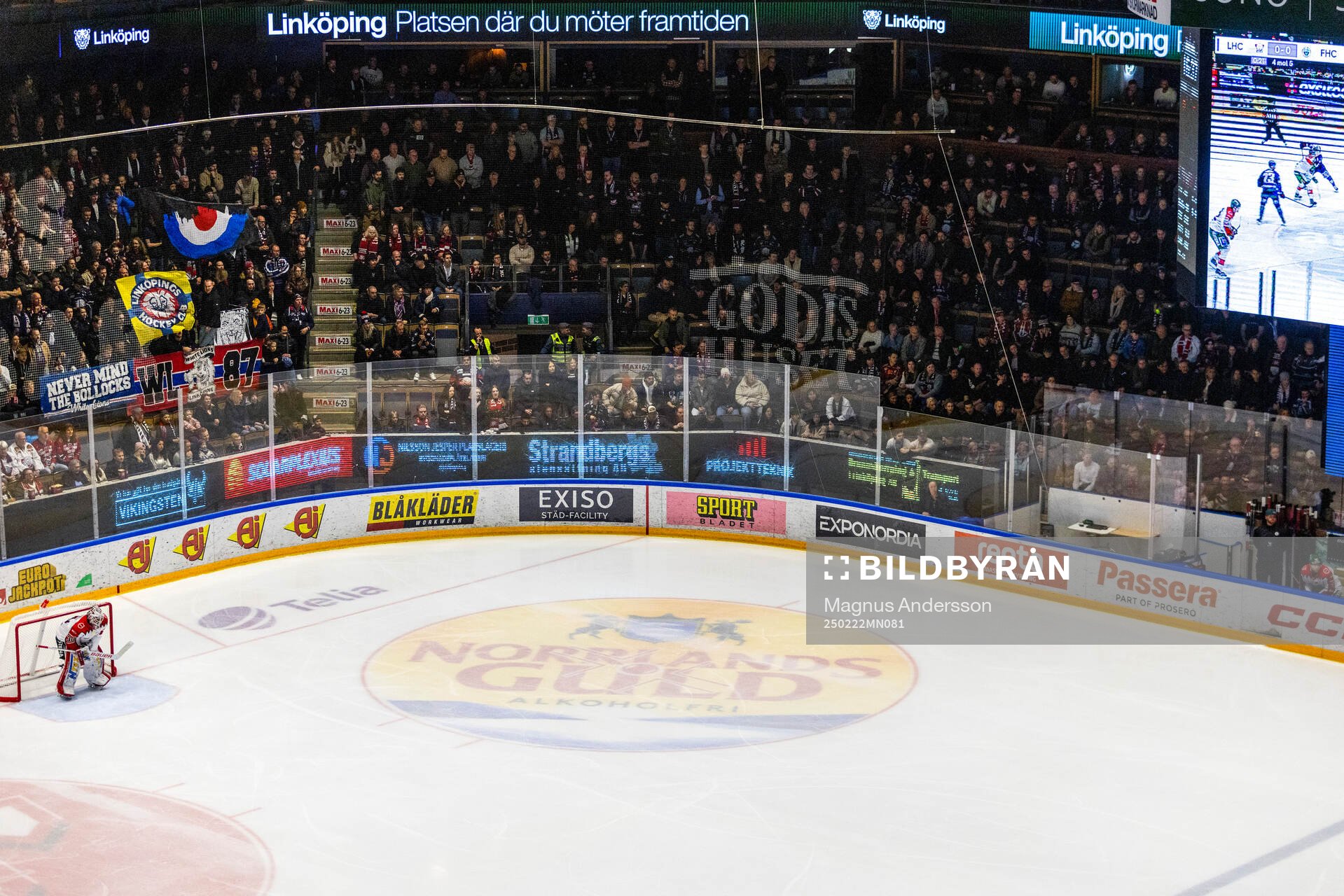 Norrlands Guld logotype på isen