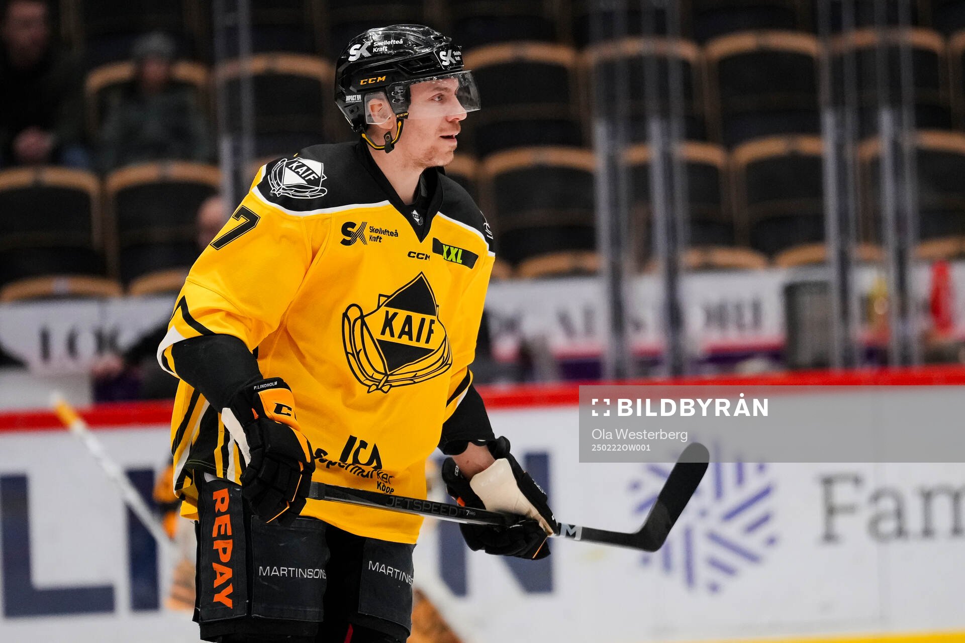 Skellefteås Pär Lindholm  i Kågedalens tröja