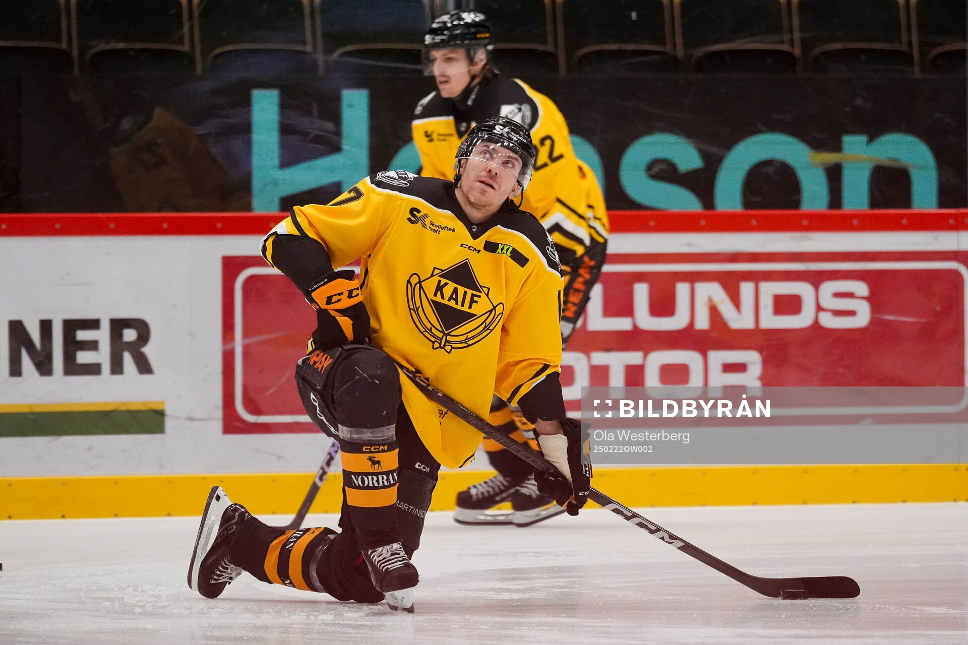 Skellefteås Pär Lindholm  i Kågedalens tröja