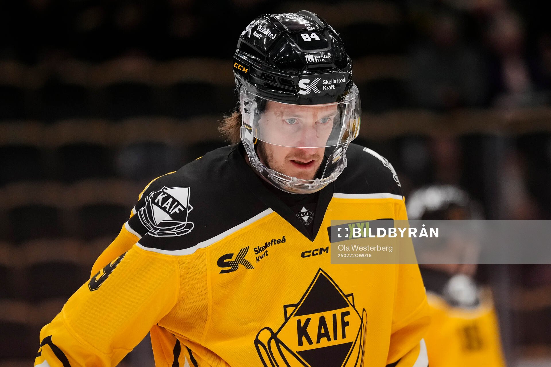 Skellefteås Jonathan Pudas i Kågedalens tröja