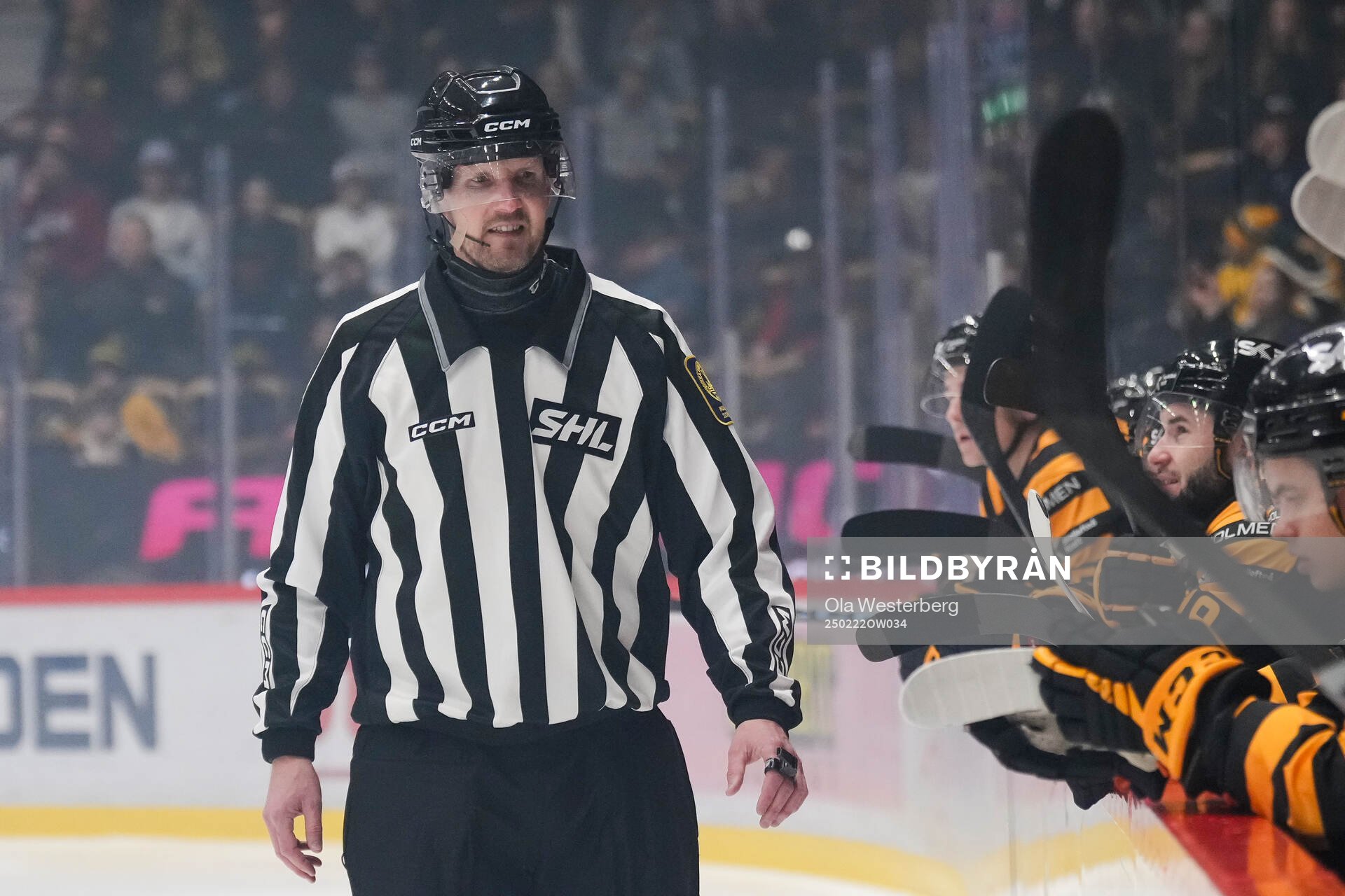 Linjedomare Johannes Käck gör sin sista match