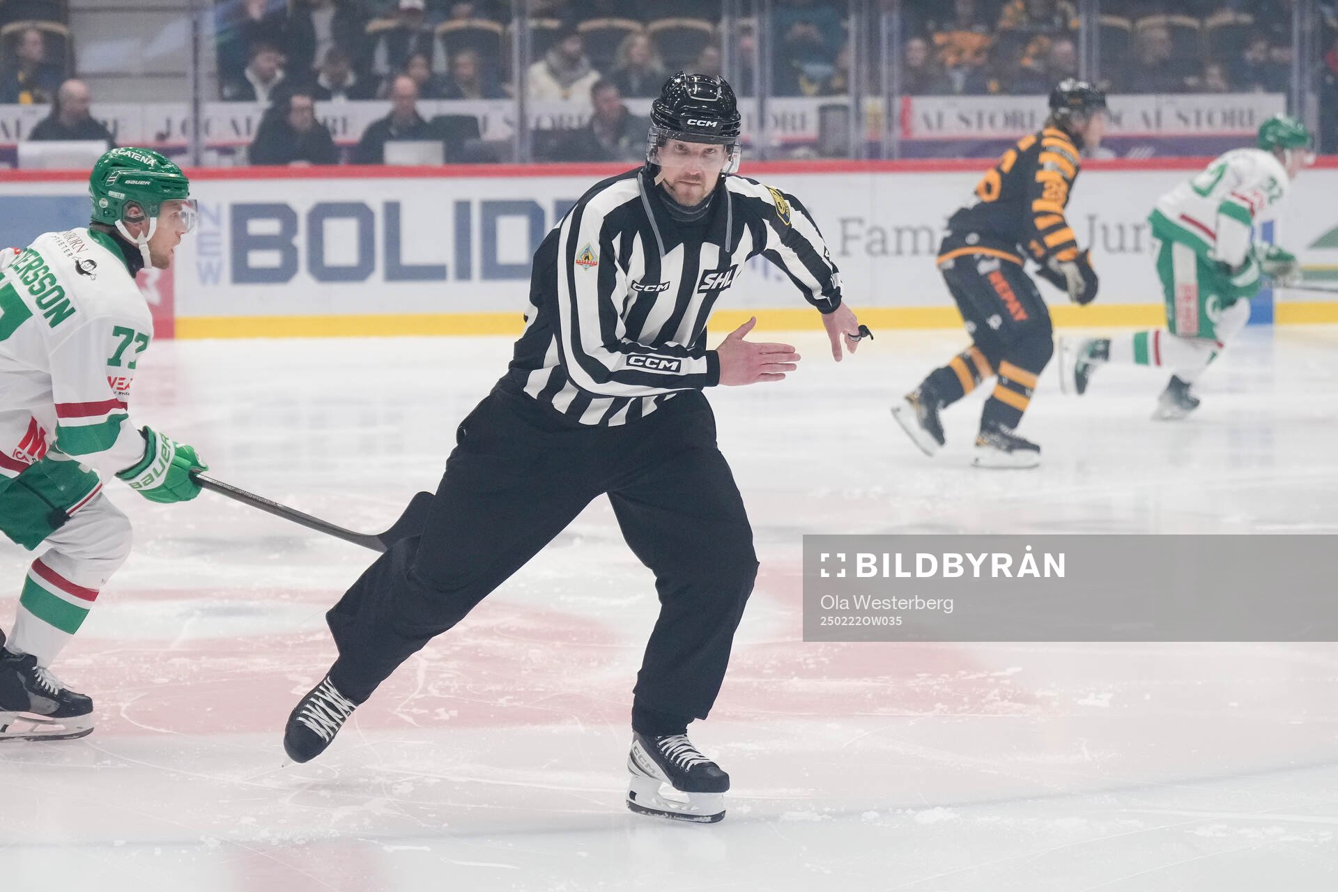 Linjedomare Johannes Käck gör sin sista match