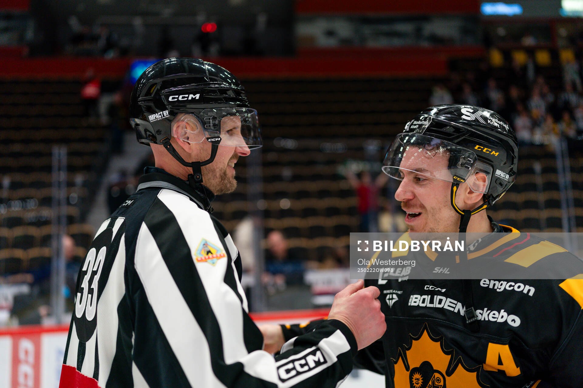 Linjedomare Johannes Käck gör sin sista match och